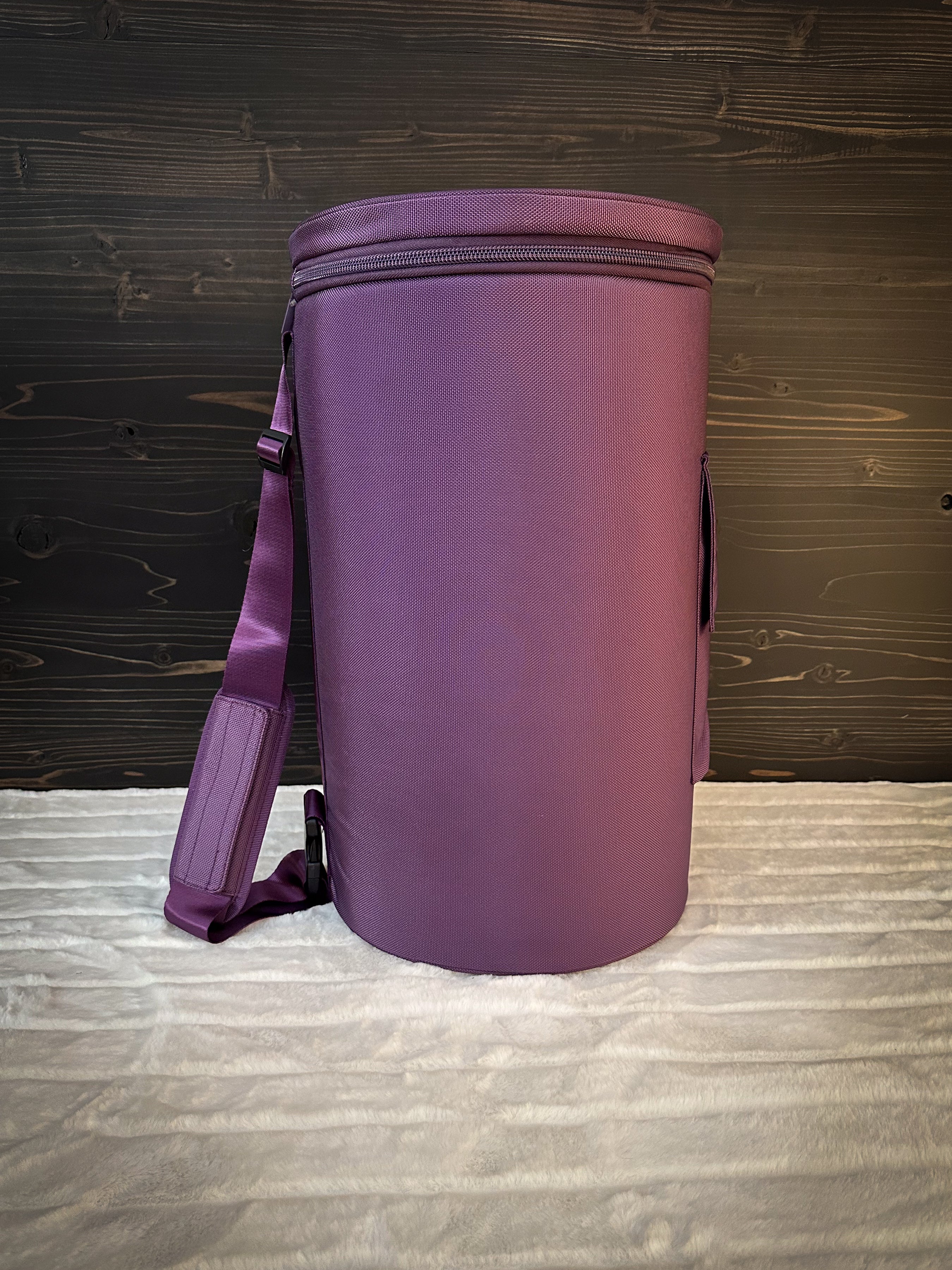 9” Double Stack Purple Ballistic Case by Crystal Tones®, Crystal Tones® Alchemy Crystal Singing Bowls®