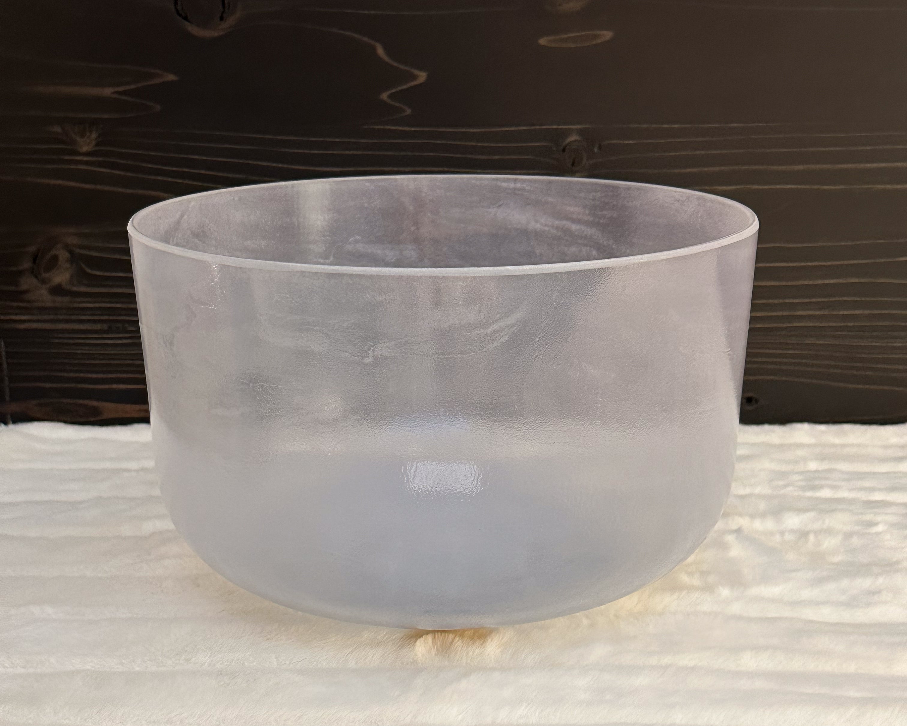 12" G#+15 Great Salt Lake Salt Androgynous Indium Bowl Crystal Tones® Alchemy Singing Bowl