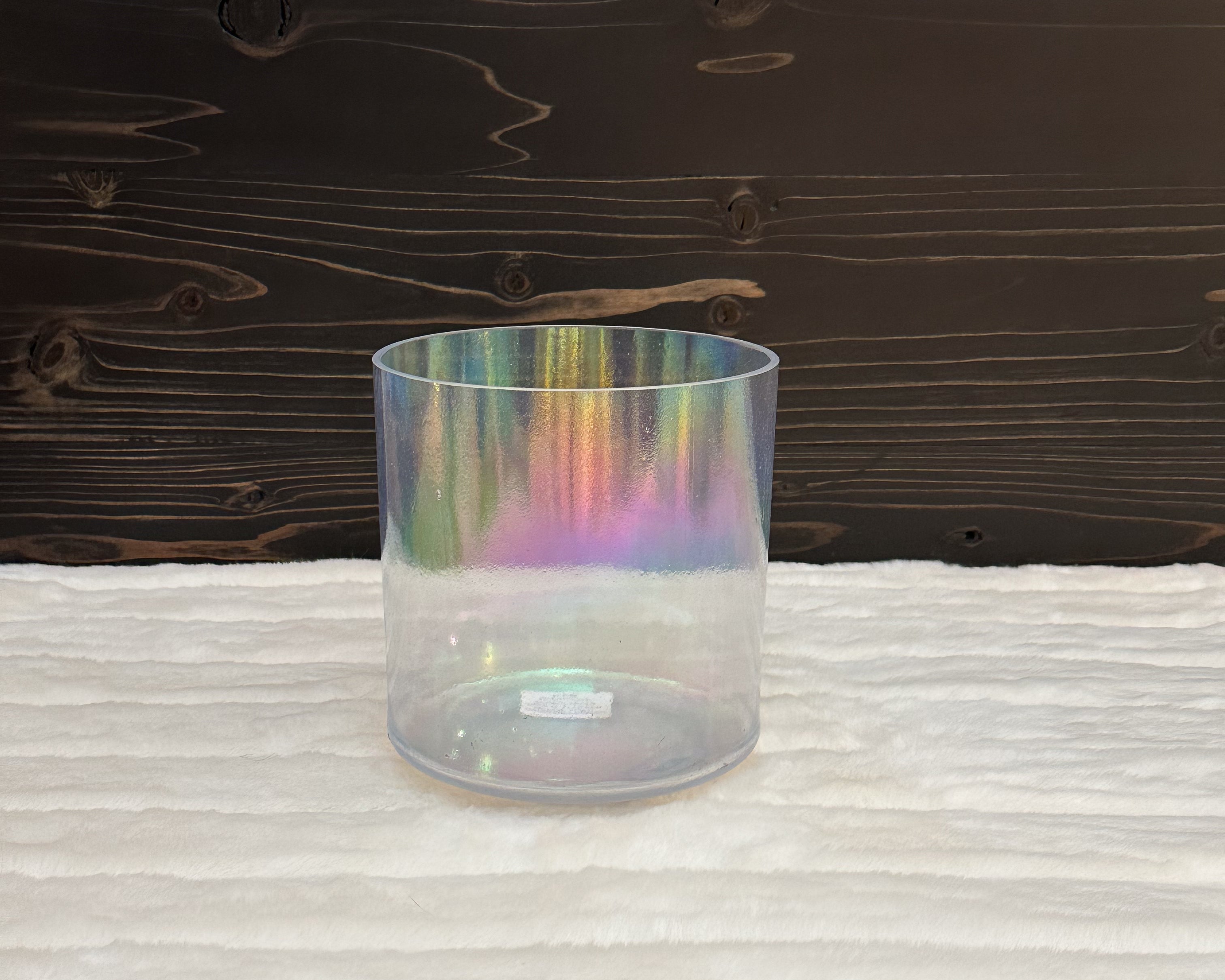 6" A-50 Apophyllite, Androgynous Indium, Platinum (Inside) Bowl Crystal Tones® Alchemy Singing Bowl