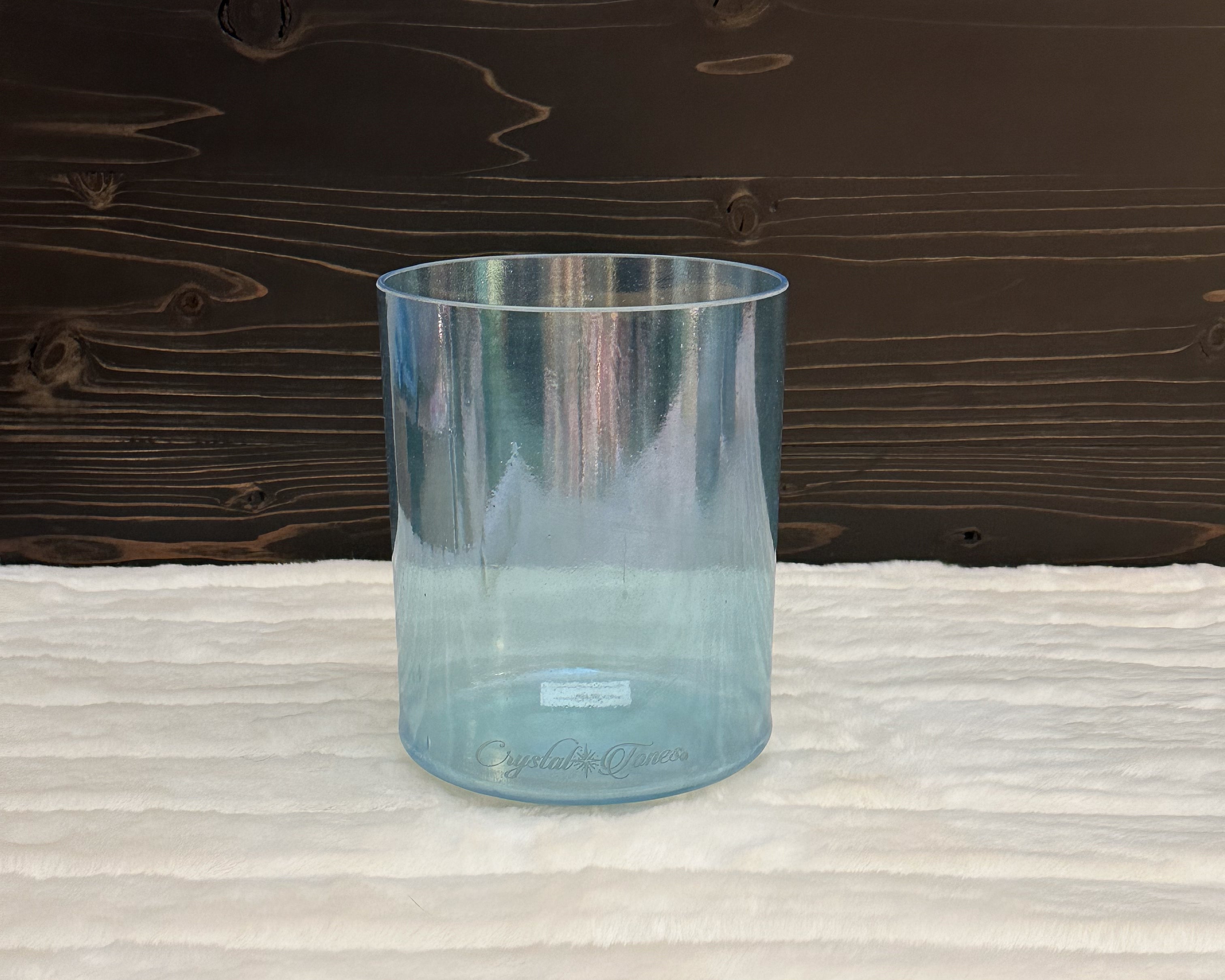 6" F-10 Aqua Aura Gold Bowl Crystal Tones® Alchemy Singing Bowl