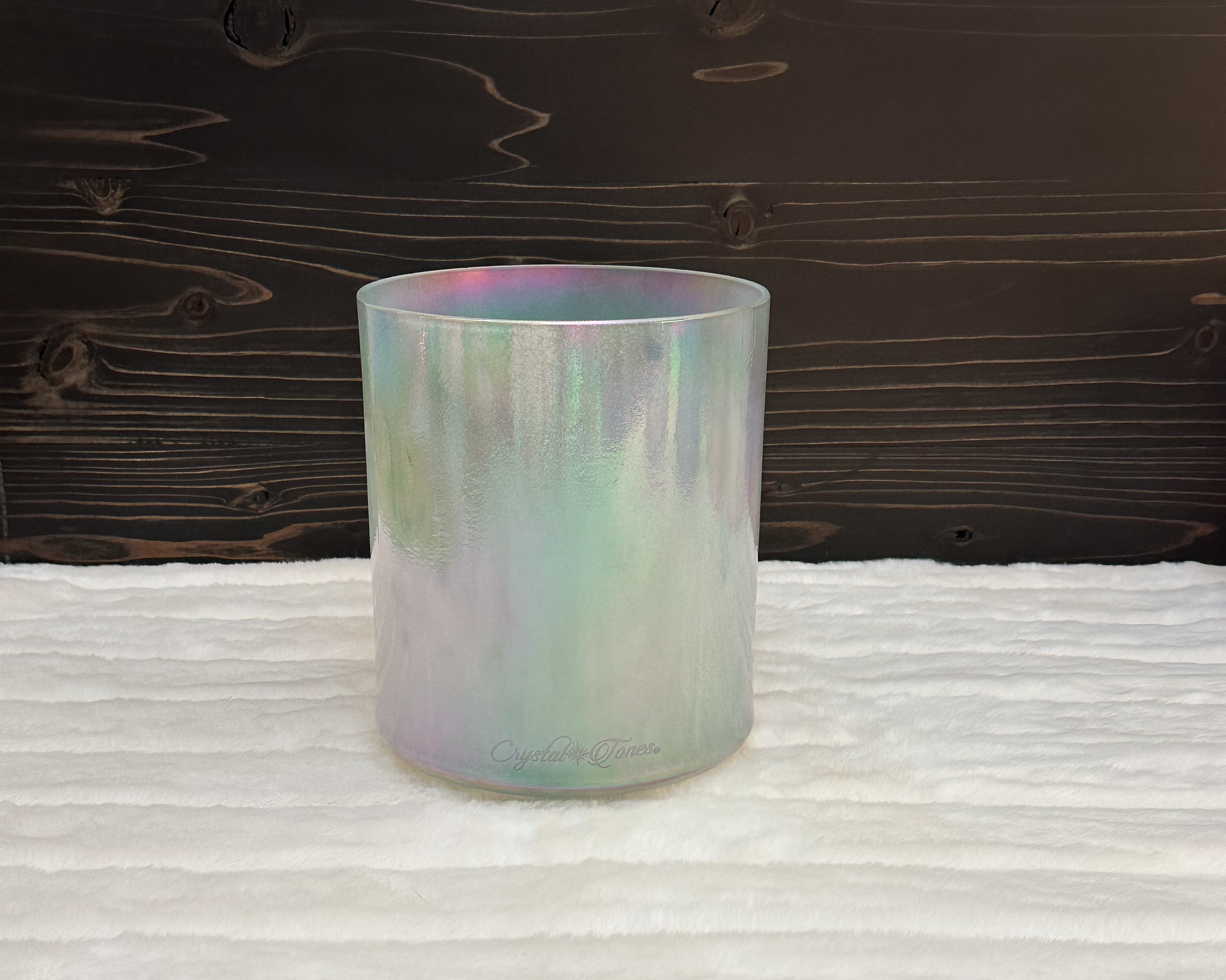 6" F#0 Citrine, Kyanite, Platinum Frosted Inside Bowl Crystal Tones® Alchemy Singing Bowl