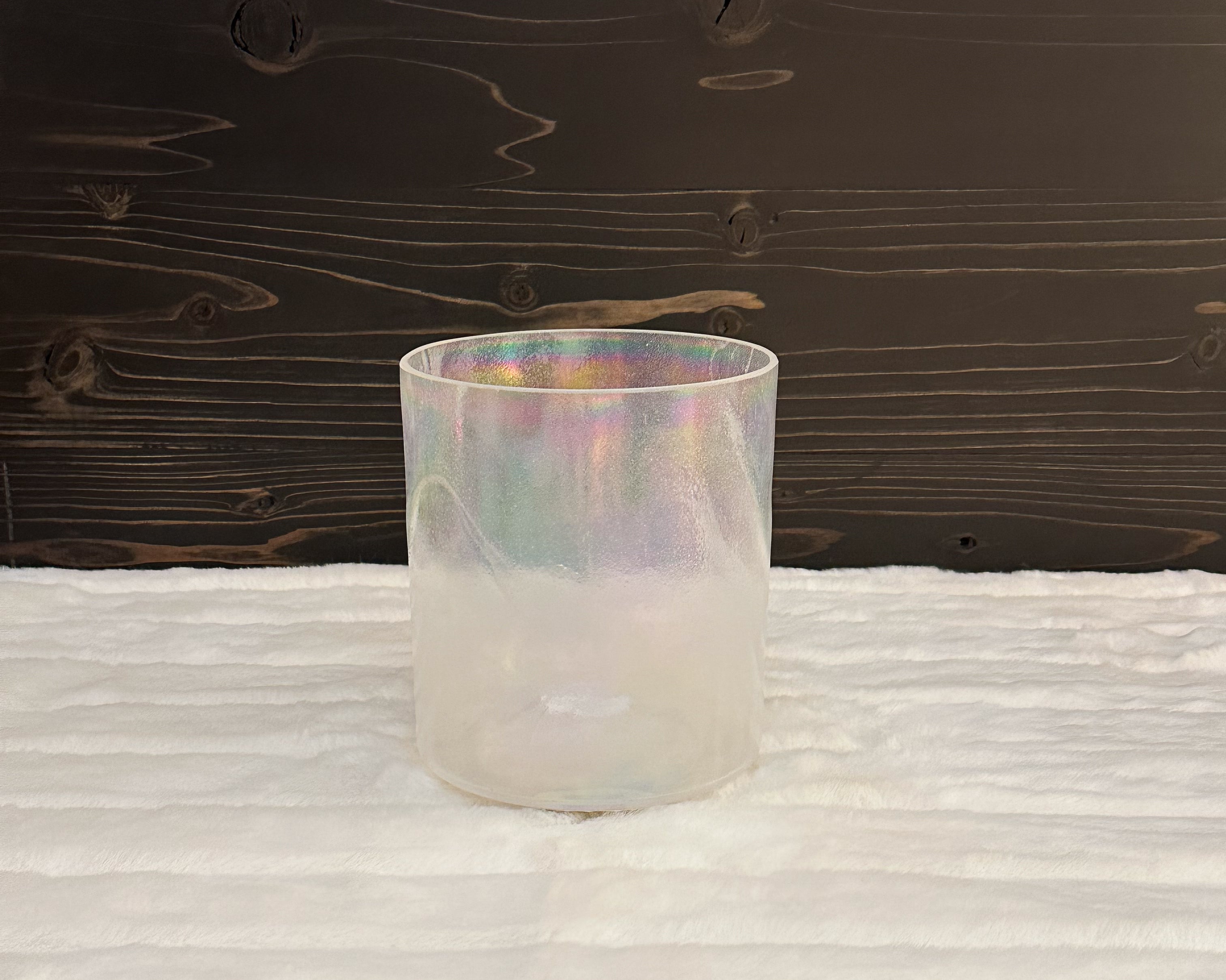 6" A+30 Great Salt Lake Salt, Platinum Bowl Crystal Tones® Alchemy Singing Bowl