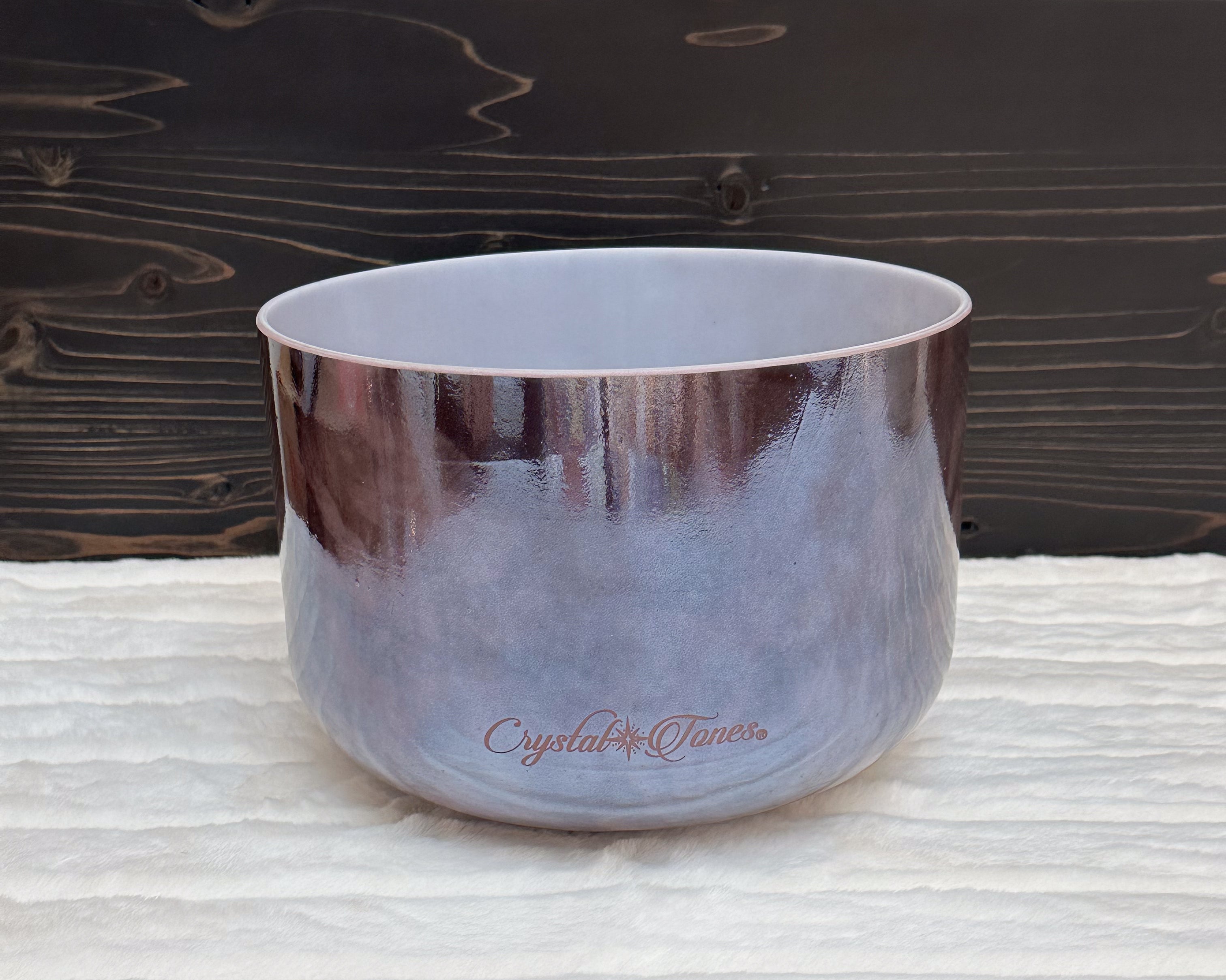 10" A#0 Kunzite White Light Angel Gold Bowl Crystal Tones® Alchemy Singing Bowl