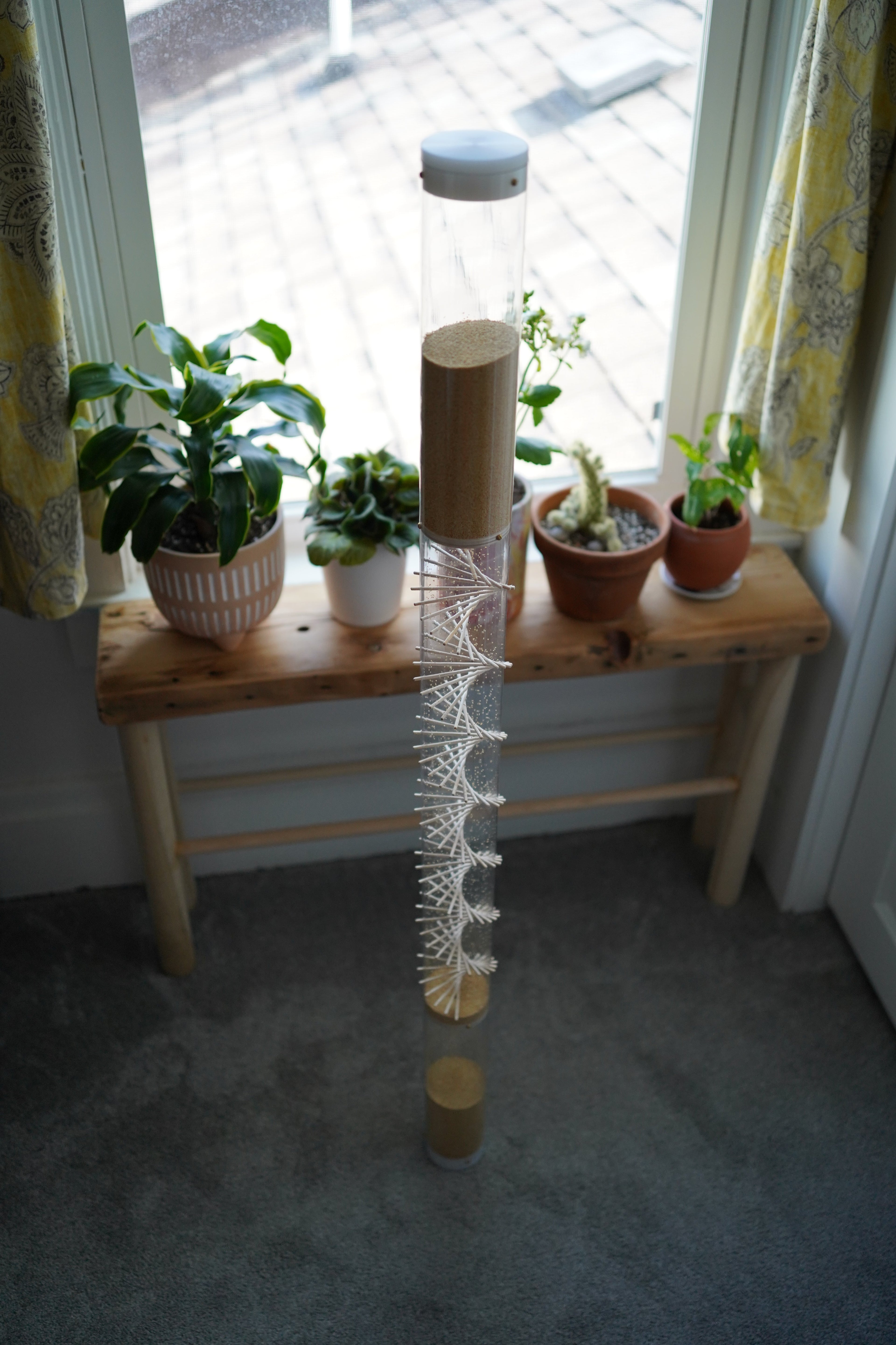 Large Spiral Sounds® Rainstick – Amaranth – Gentle Sound — image 10