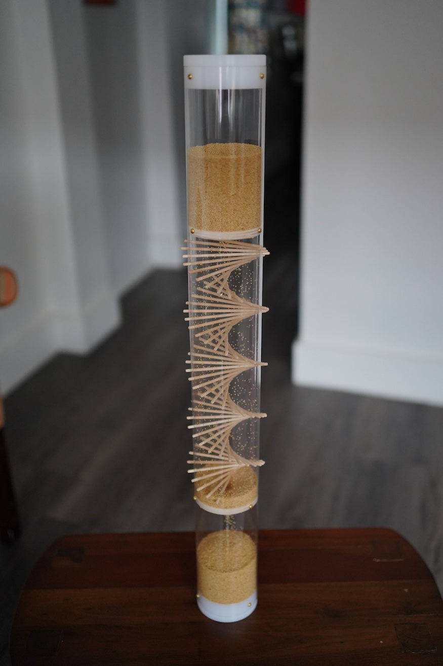 Midway Spiral Sounds® Rainstick – Amaranth – Gentle Sound — image 7