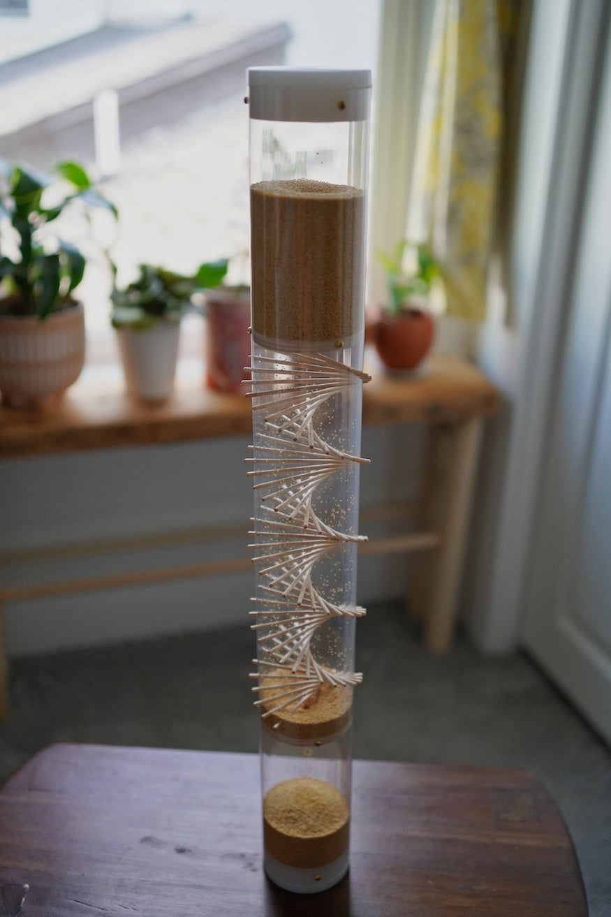 Midway Spiral Sounds® Rainstick – Amaranth – Gentle Sound — image 3
