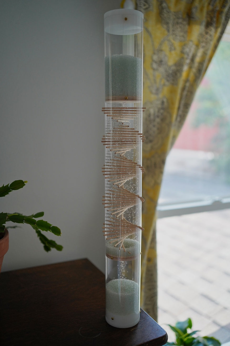 Midway Spiral Sounds® Rainstick – Glass Microbeads – Medium Rain Sound — image 3