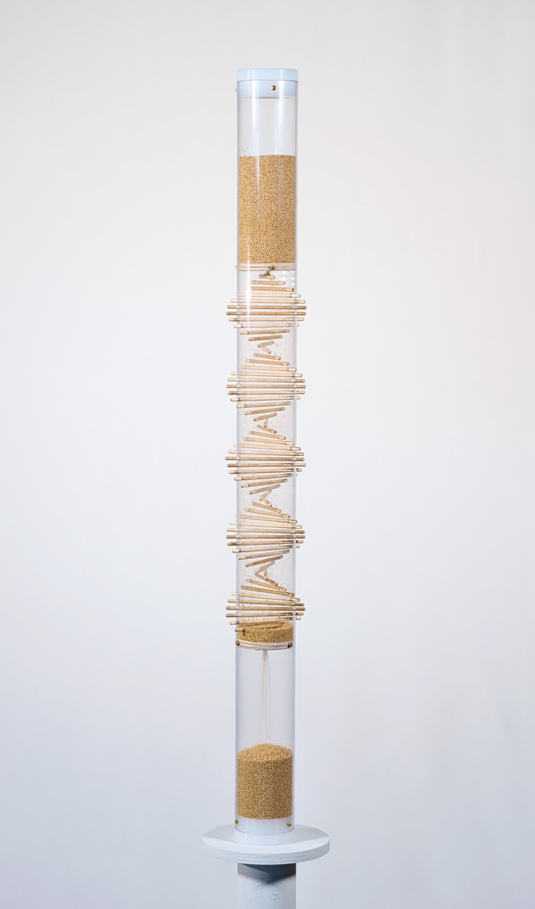 Small Spiral Sounds® Rainstick – Amaranth – Gentle Sound — image 6