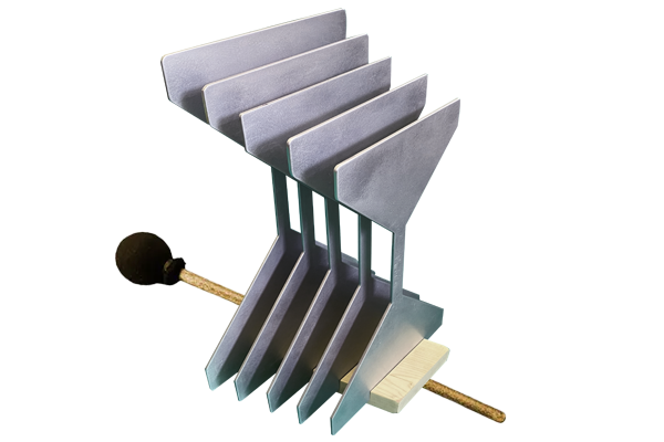 Freenotes Set of Five Waves handcrafted percussion instruments