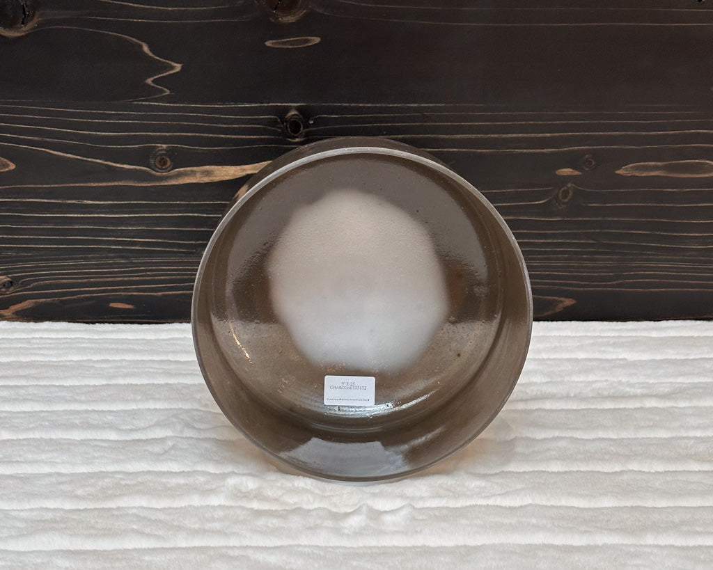 9" E-25 Charcoal Bowl, Crystal Tones® Alchemy Crystal Singing Bowls®