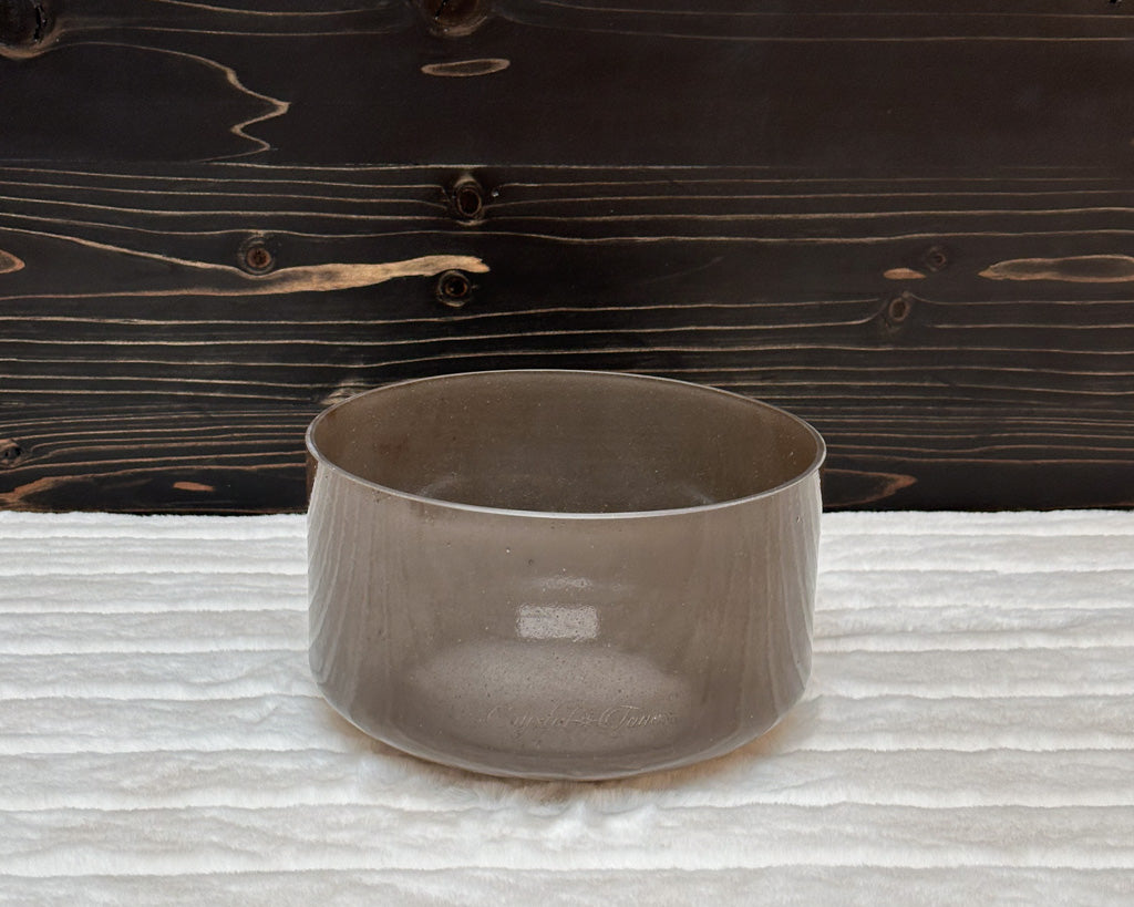 9" E-25 Charcoal Crystal Tones® Alchemy Singing Bowl