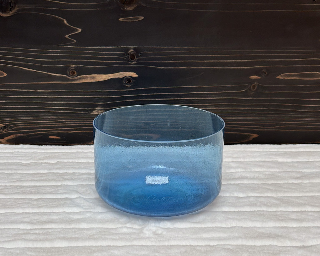 8" G+40 Indigo Bowl, Crystal Tones® Alchemy Crystal Singing Bowls®