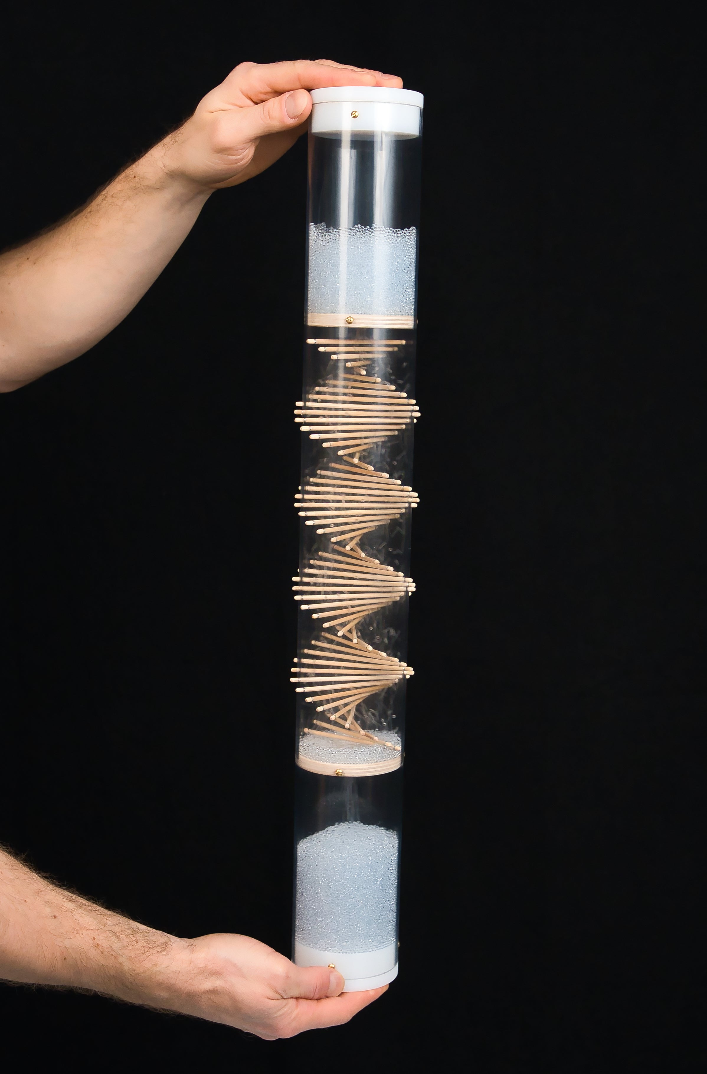 Midway Spiral Sounds® Rainstick – Crystalline Glass Beads – Loud Rain Sound — image 9