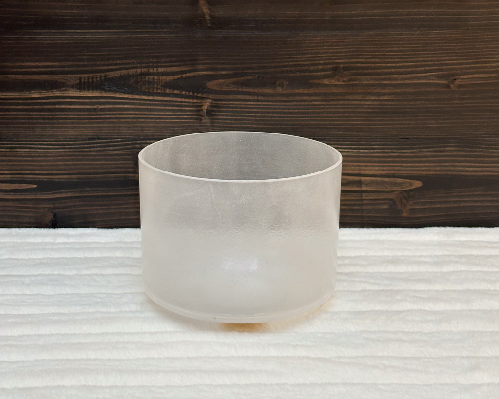 8" D-15 Great Salt Lake Salt Crystal Tones® Alchemy Singing Bowl