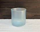 8" D+45 Advance Selenite, Aqua Aura Gold Crystal Tones® Alchemy Singing Bowl