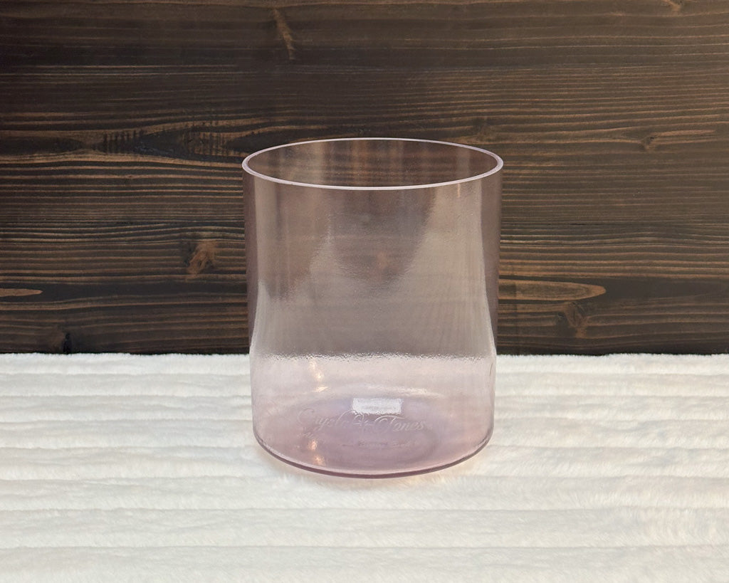 7" F+20 Lavender Aura Gold Crystal Tones® Alchemy Singing Bowl