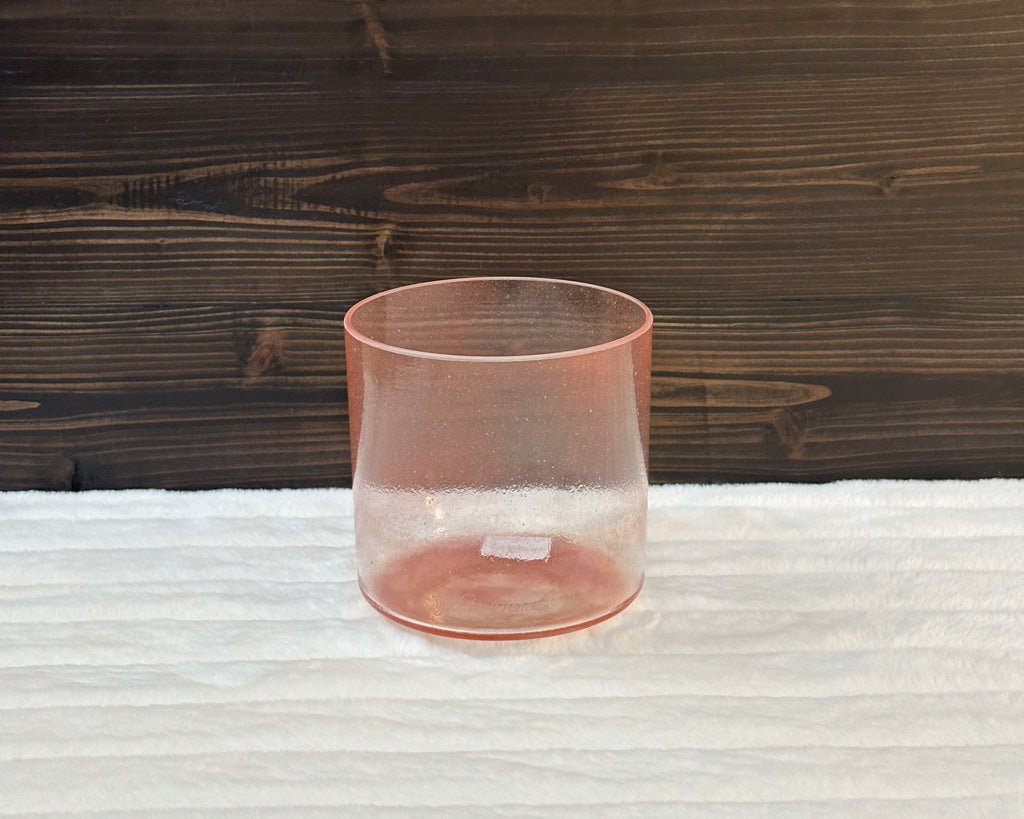 6" A+20 Morganite Crystal Tones® Alchemy Singing Bowl