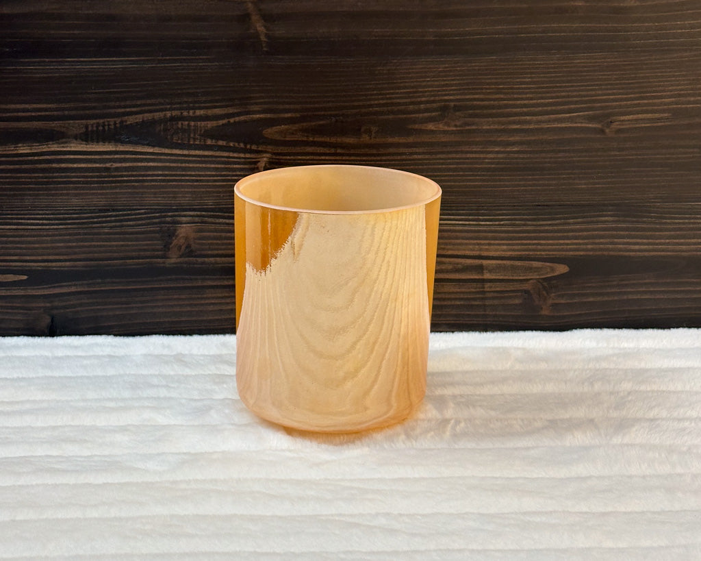 6" C-45 Grandmother Frosted (Inside) Crystal Tones® Alchemy Singing Bowl