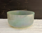 12" G#-40 Peridot Platinum Transcendent Frosted Inside Bowl Crystal Tones® Alchemy Singing Bowl