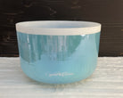 12" F+25 Ocean Gold Frosted Rim Bowl Crystal Tones® Alchemy Singing Bowl