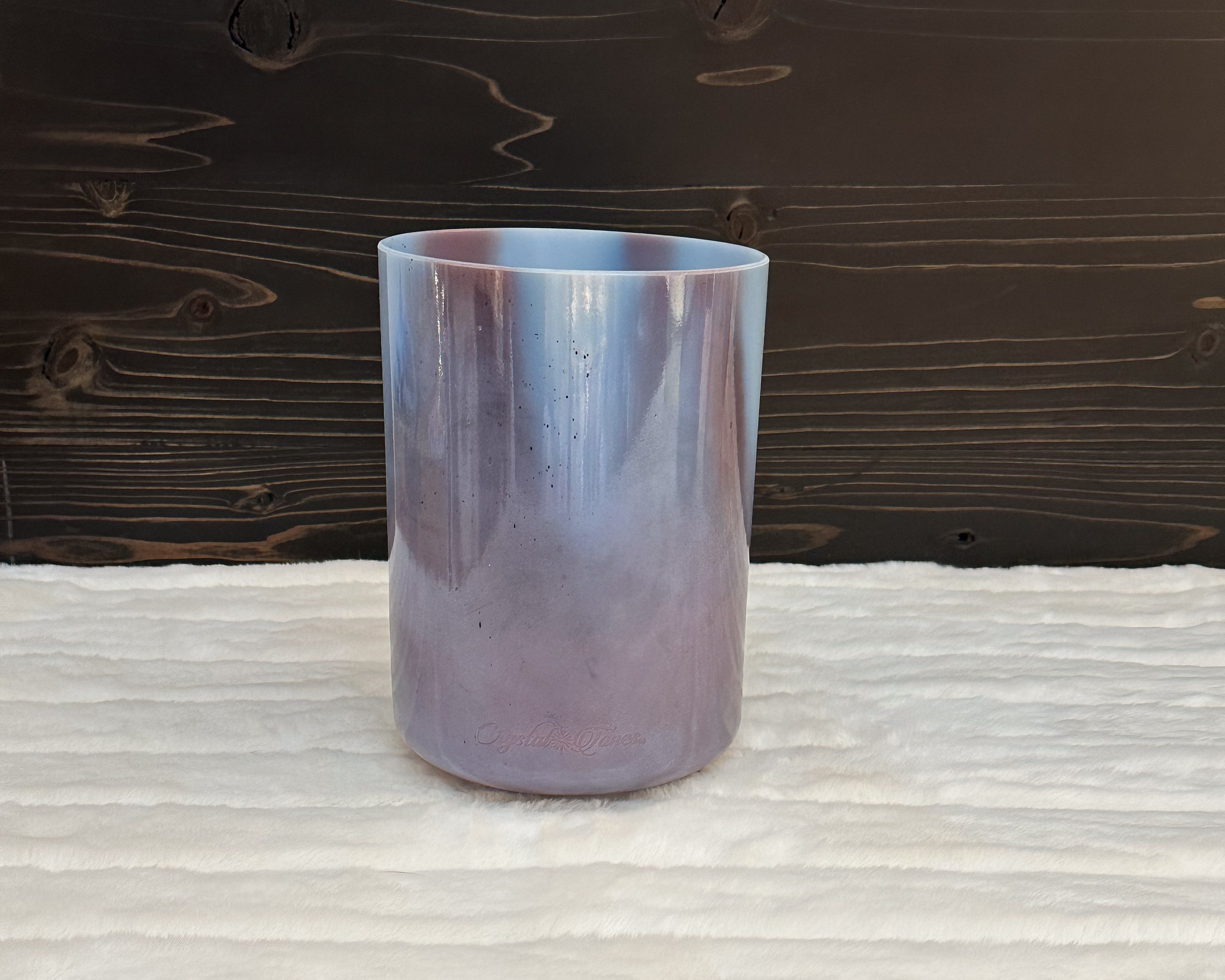 6" F#+15 Amethyst, White Light Angel Gold Chime Bowl Crystal Tones® Alchemy Singing Bowl