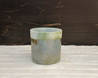 6" C#-40 Itoigawa Jade, White Light Angel Gold Frosted Rim Bowl  Crystal Tones® Alchemy Singing Bowl