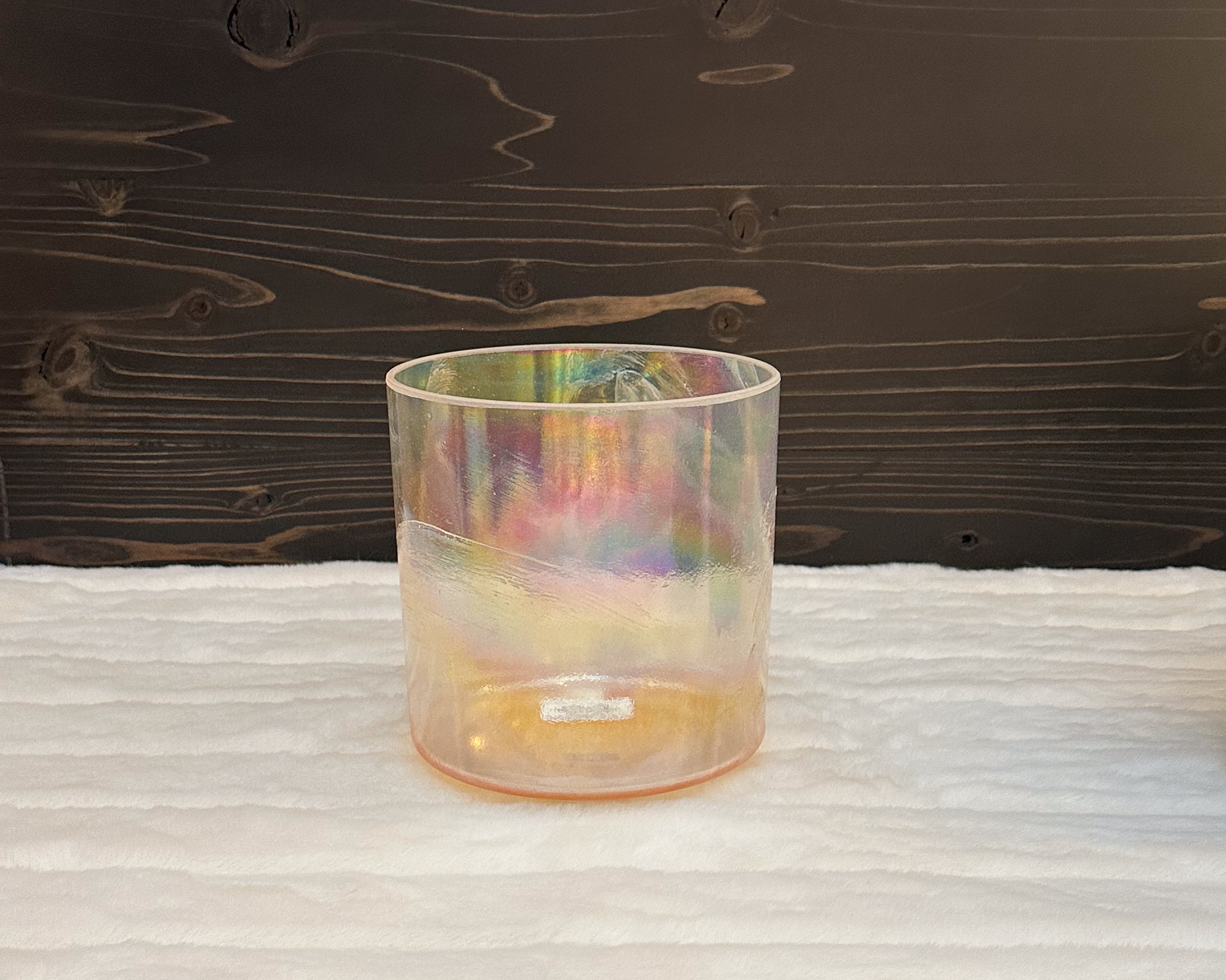6" G#+50 Azeztulite, Platinum, Grandmother (Base) Bowl Crystal Tones® Alchemy Singing Bowl