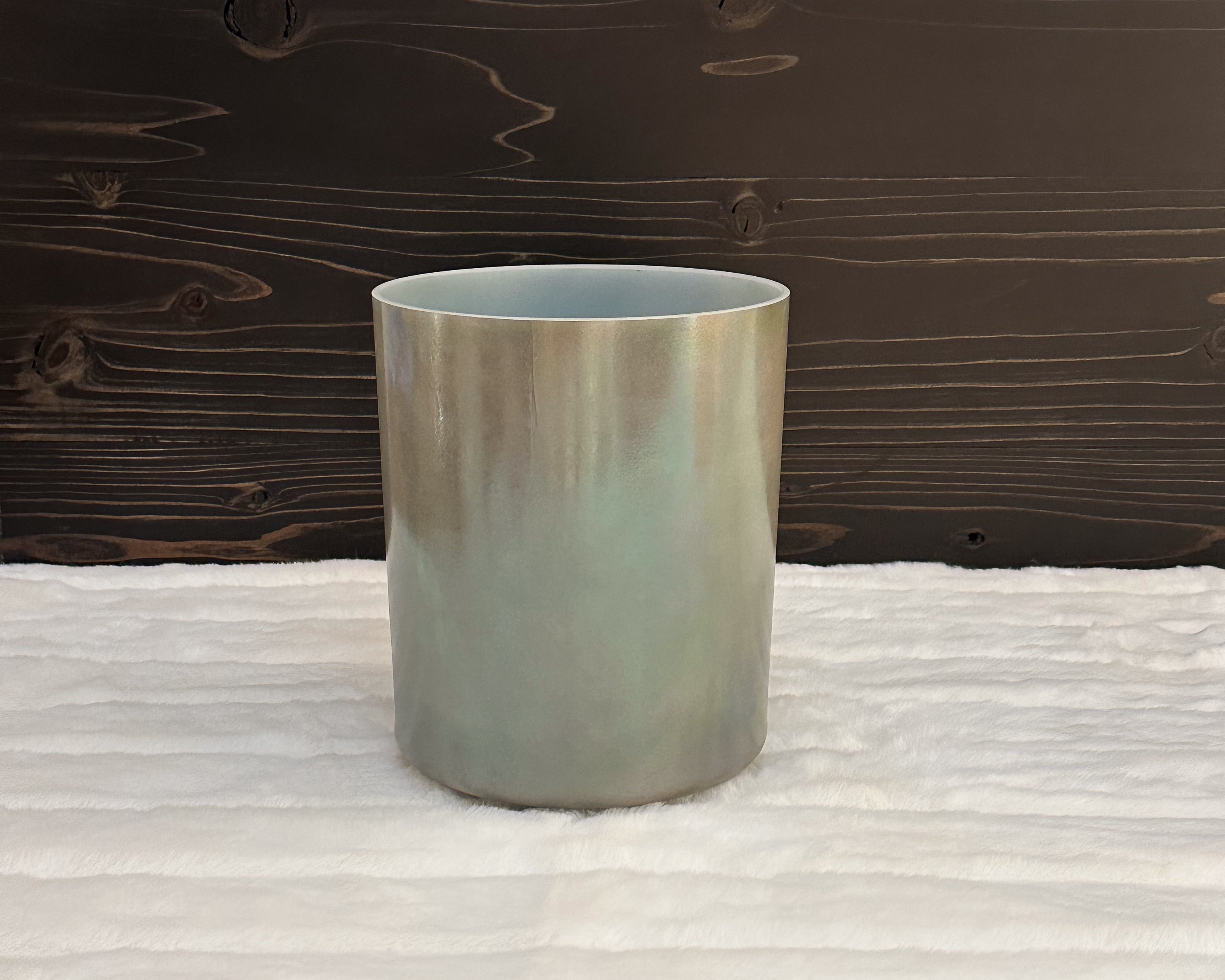 6" F#-10 Green Goddess, Ocean Gold (Inside) Bowl Crystal Tones® Alchemy Singing Bowl