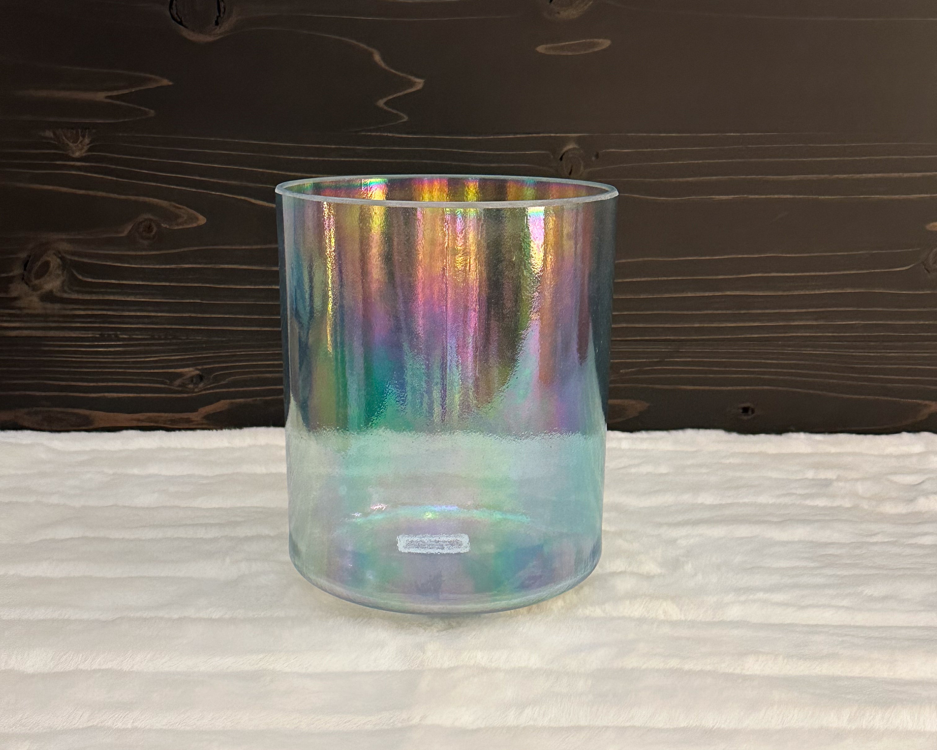 6" G+15 Apophyllite, Aqua Aura Gold (Binaural) Bowl Crystal Tones® Alchemy Singing Bowl