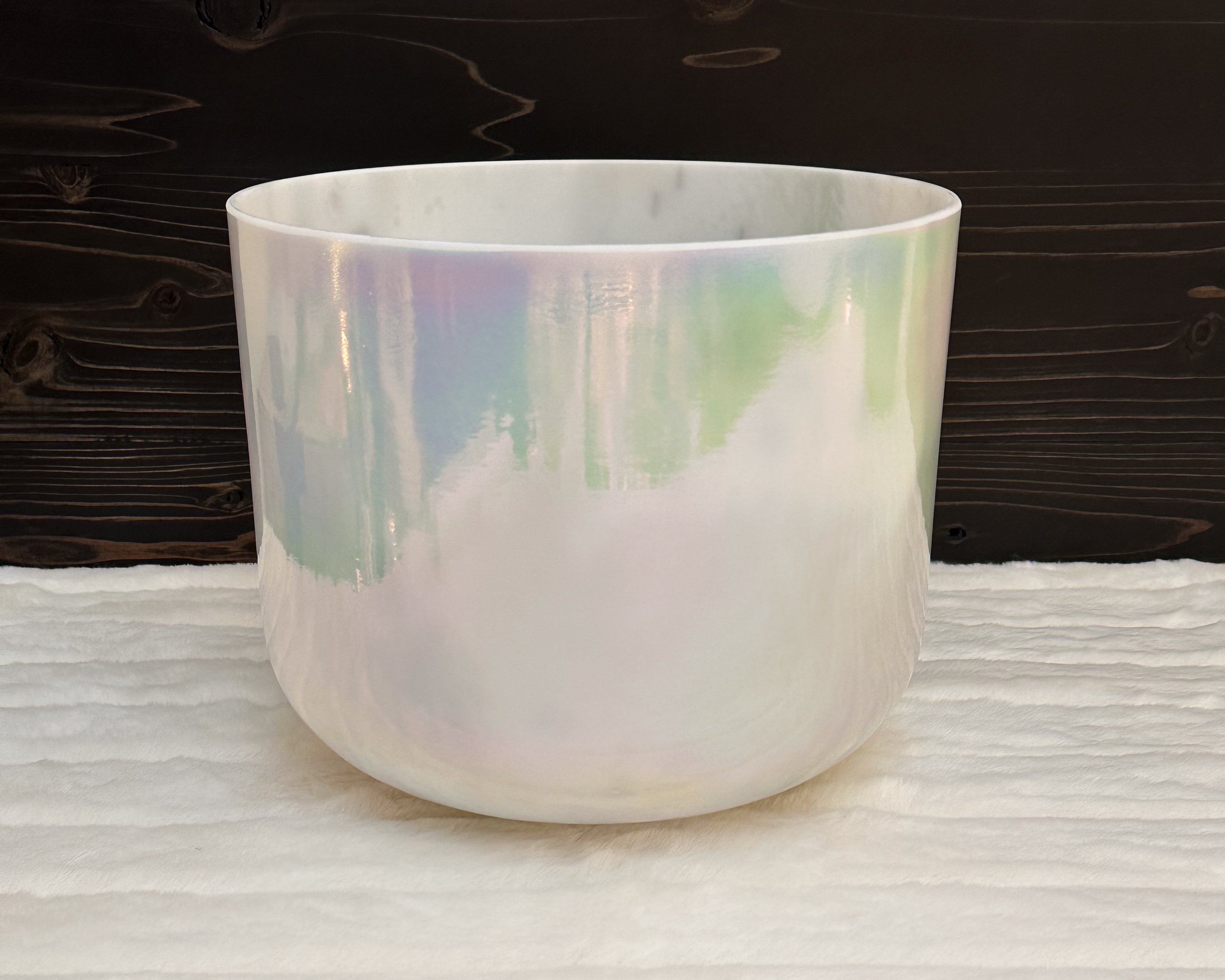 10" G#-5 Mt. Shasta Serpentine, Sedona Red Rock Platinum Bowl Crystal Tones® Alchemy Singing Bowl