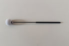 Dragonfly Percussion Cup Bowl Inviter Fiberglass mallet, light gray suede head with black fiberglass handle