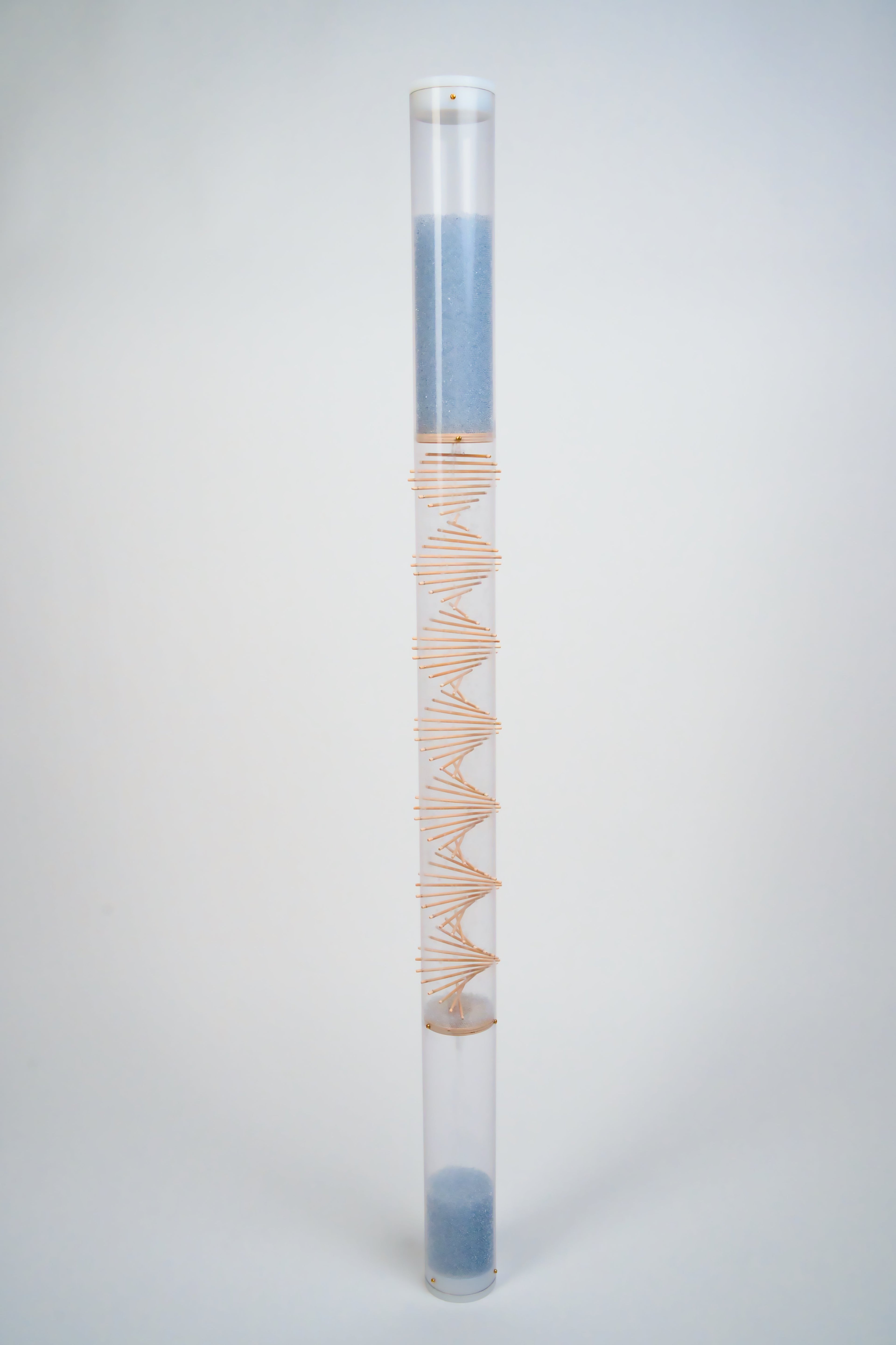 Large Spiral Sounds® Rainstick – Crystalline Glass Beads – Loud Rain Sound — image 3