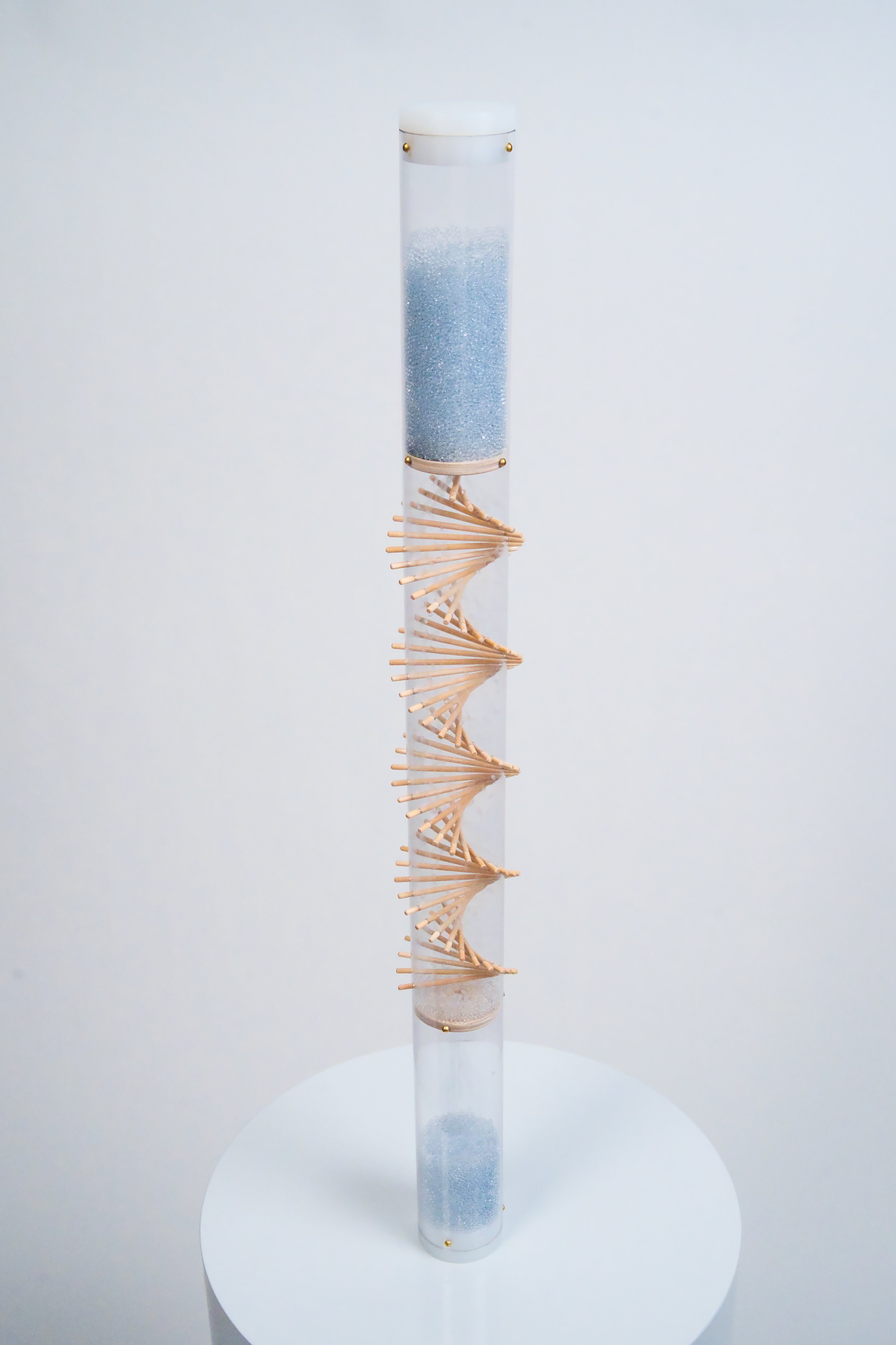 Small Spiral Sounds® Rainstick – Crystalline Glass Beads – Loud Rain Sound — image 3