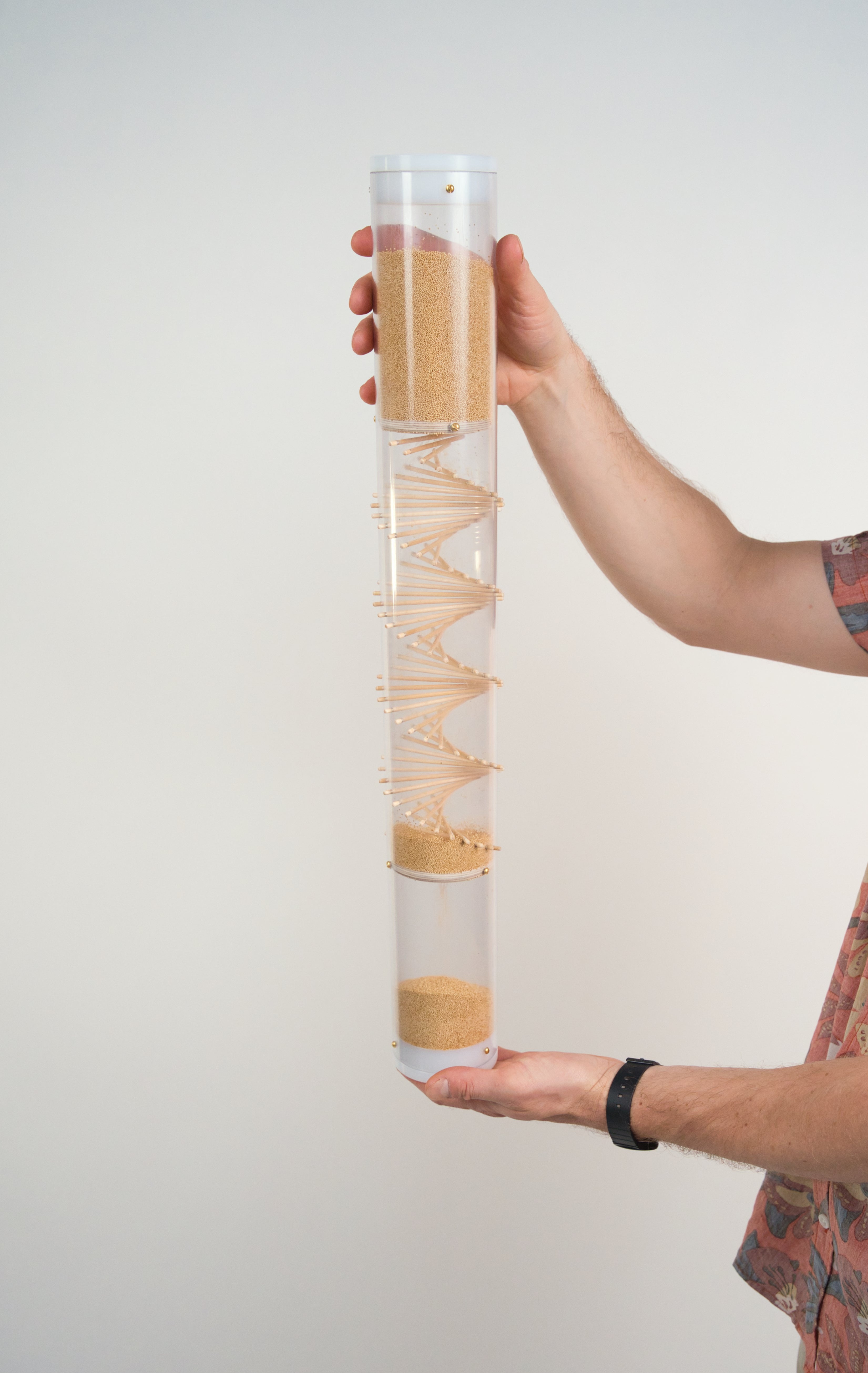 Midway Spiral Sounds® Rainstick – Amaranth – Gentle Sound — image 4