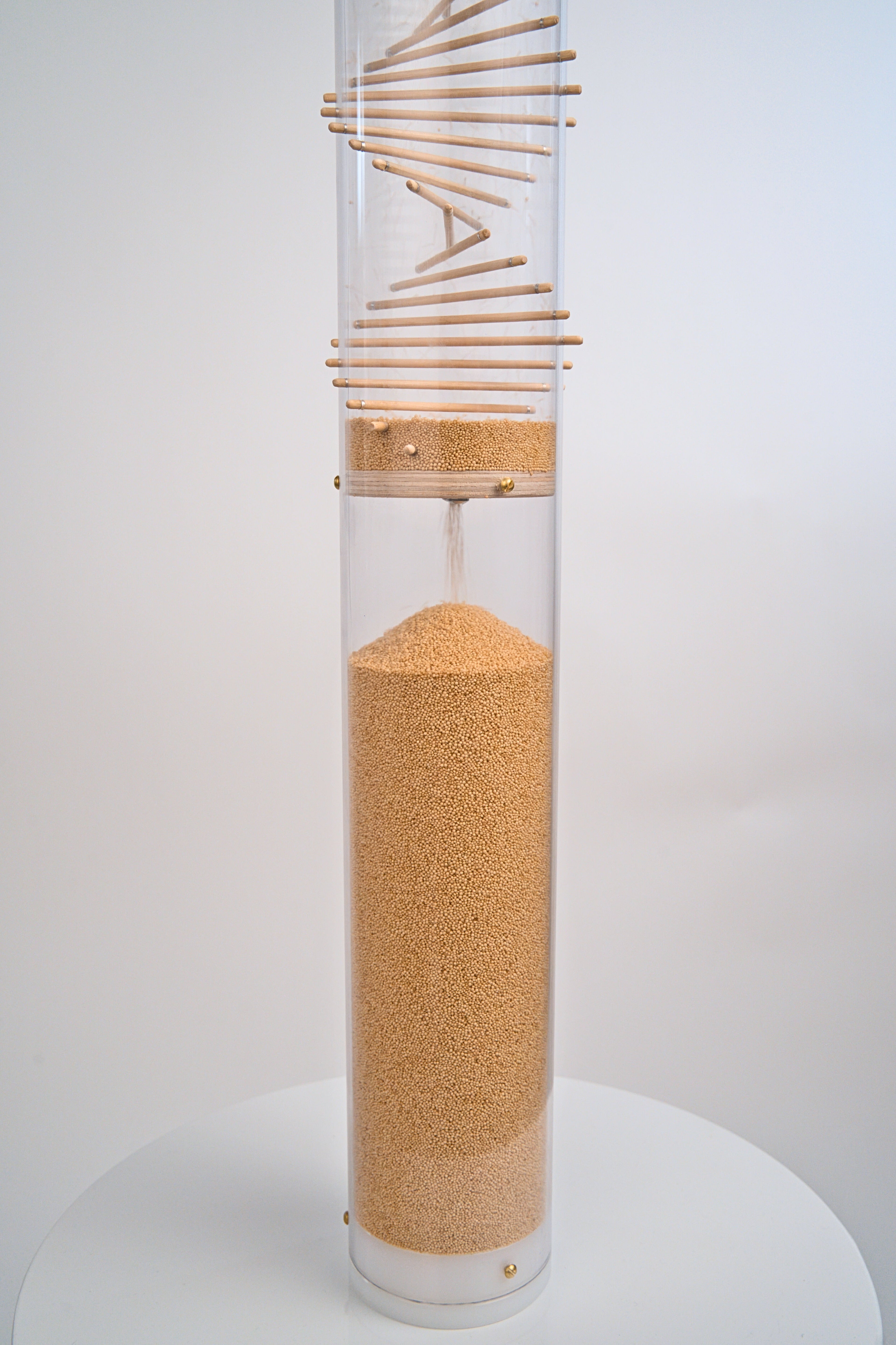 Large Spiral Sounds® Rainstick – Amaranth – Gentle Sound — image 5