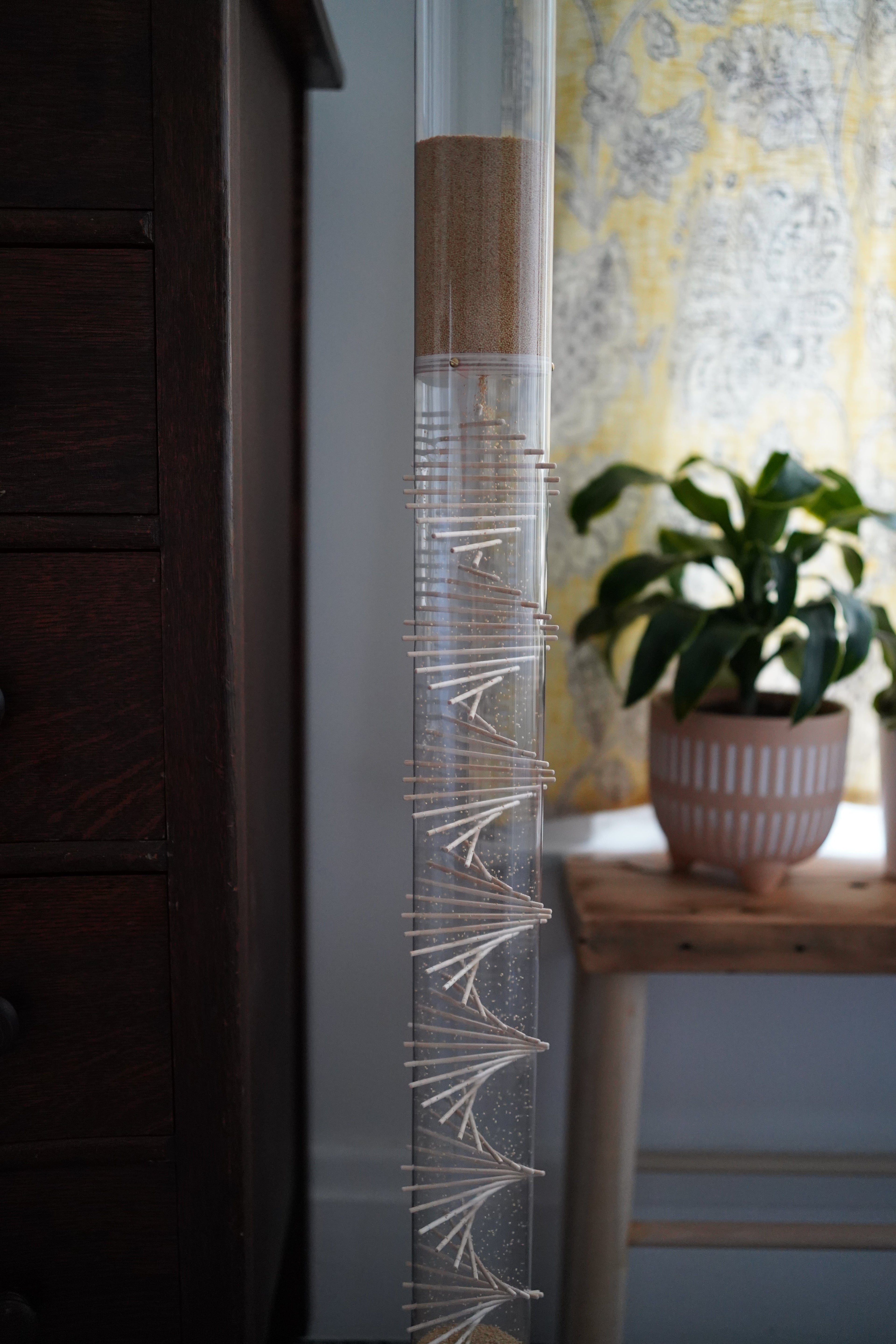 Large Spiral Sounds® Rainstick – Amaranth – Gentle Sound — image 9