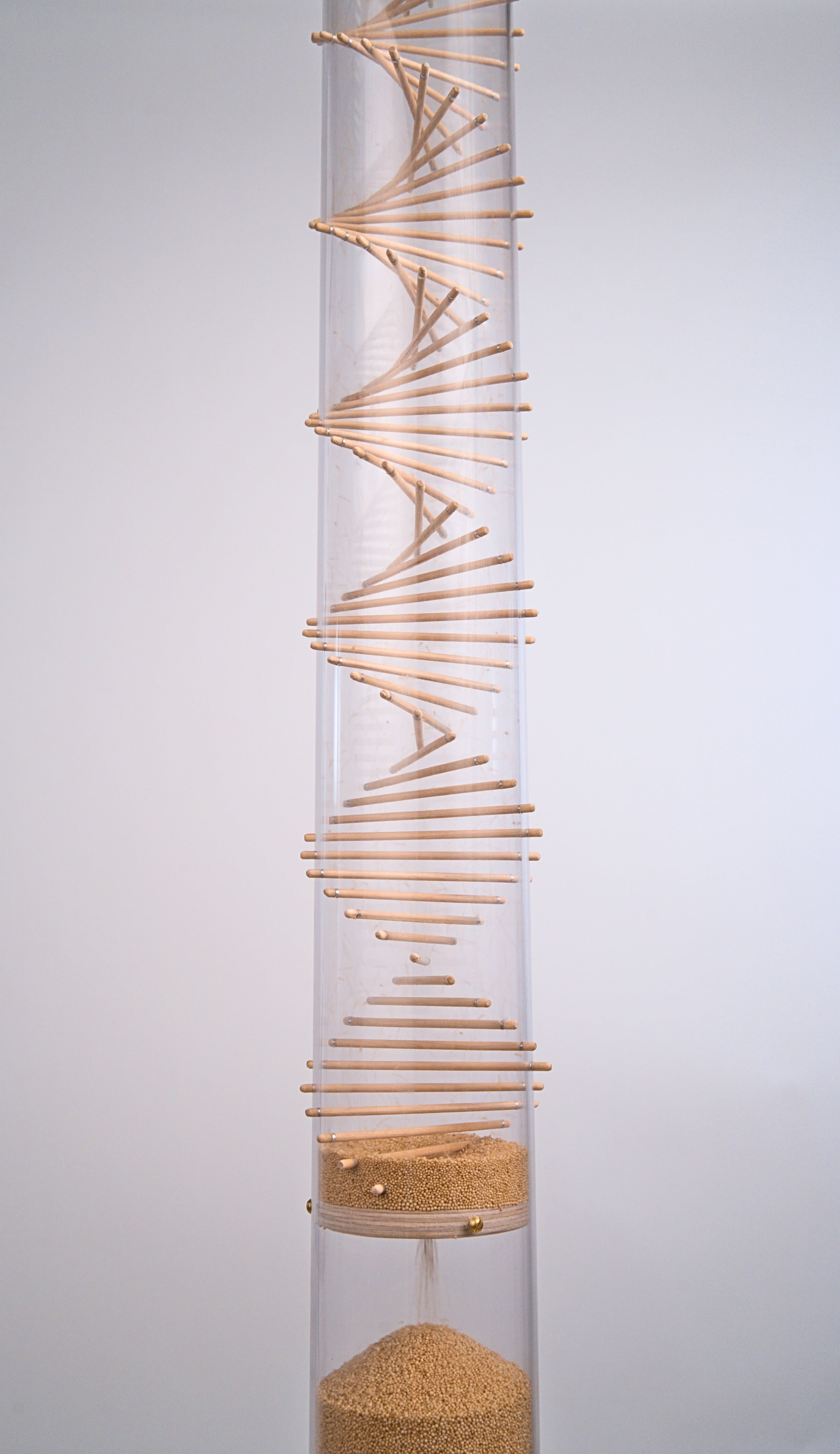 Large Spiral Sounds® Rainstick – Amaranth – Gentle Sound — image 4
