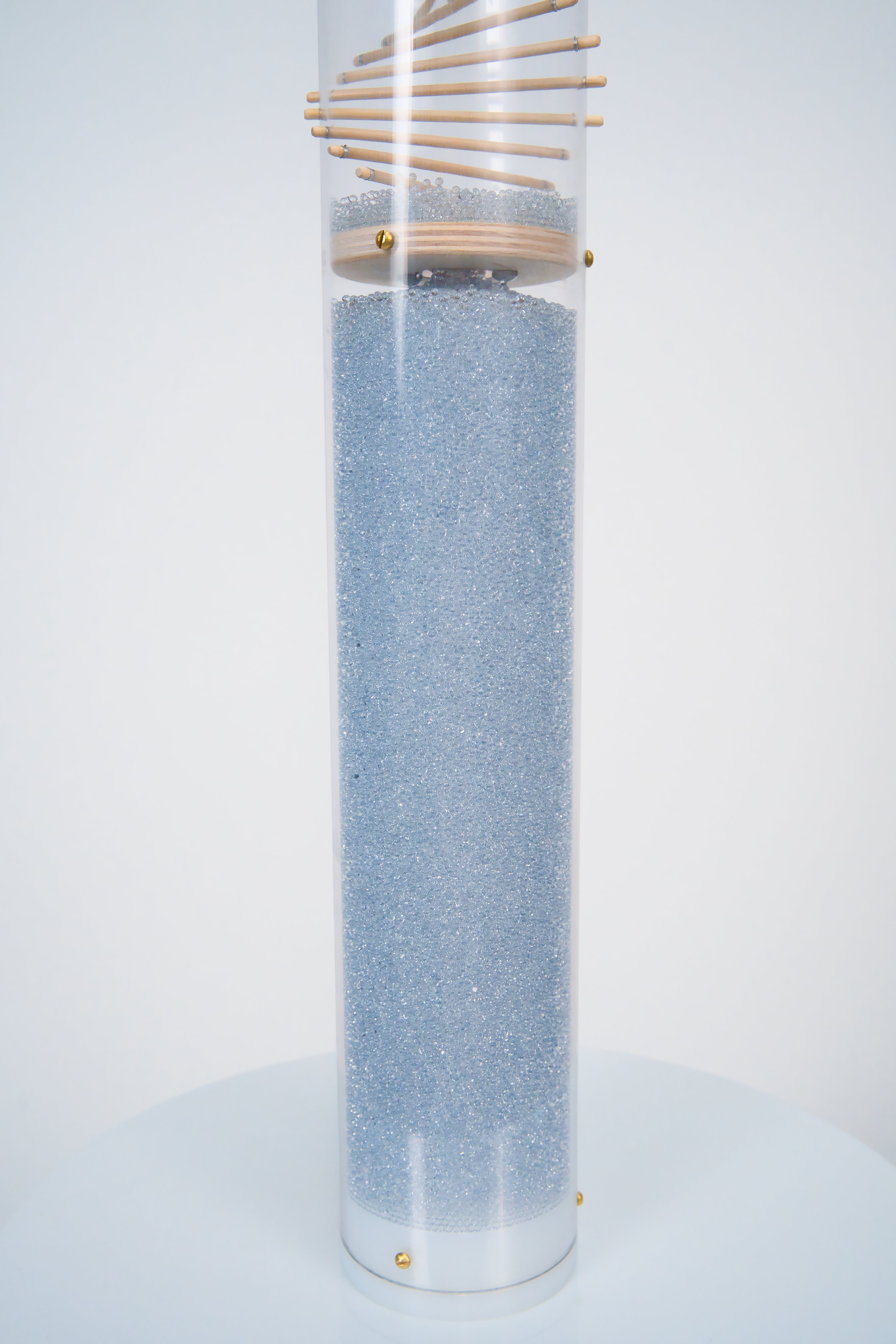 Large Spiral Sounds® Rainstick – Crystalline Glass Beads – Loud Rain Sound — image 2