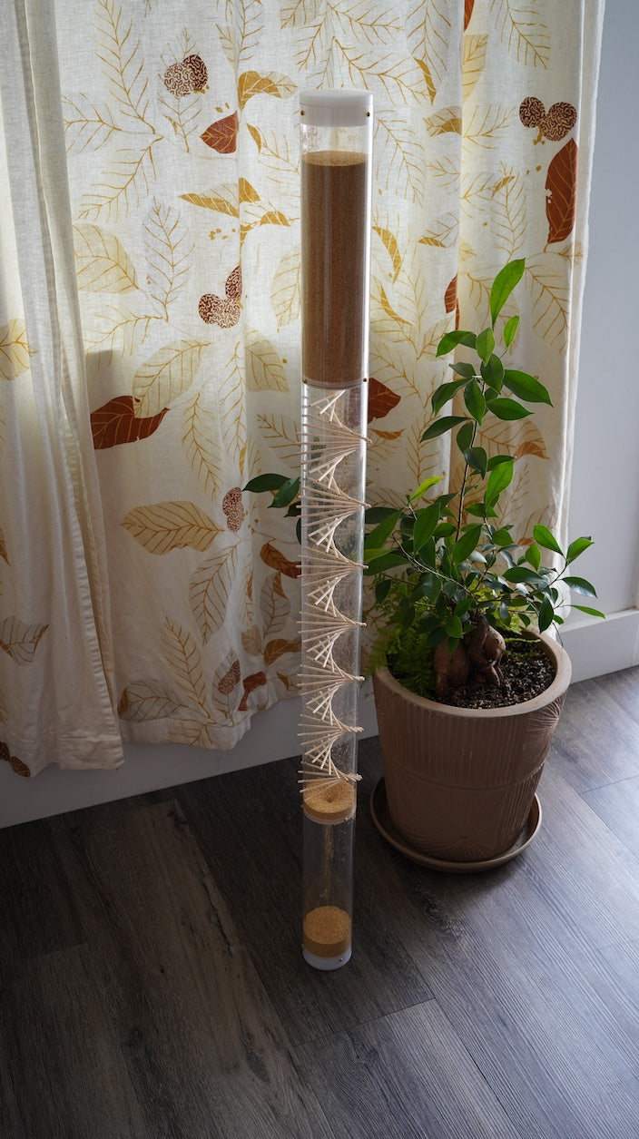 Large Spiral Sounds® Rainstick – Amaranth – Gentle Sound — image 11