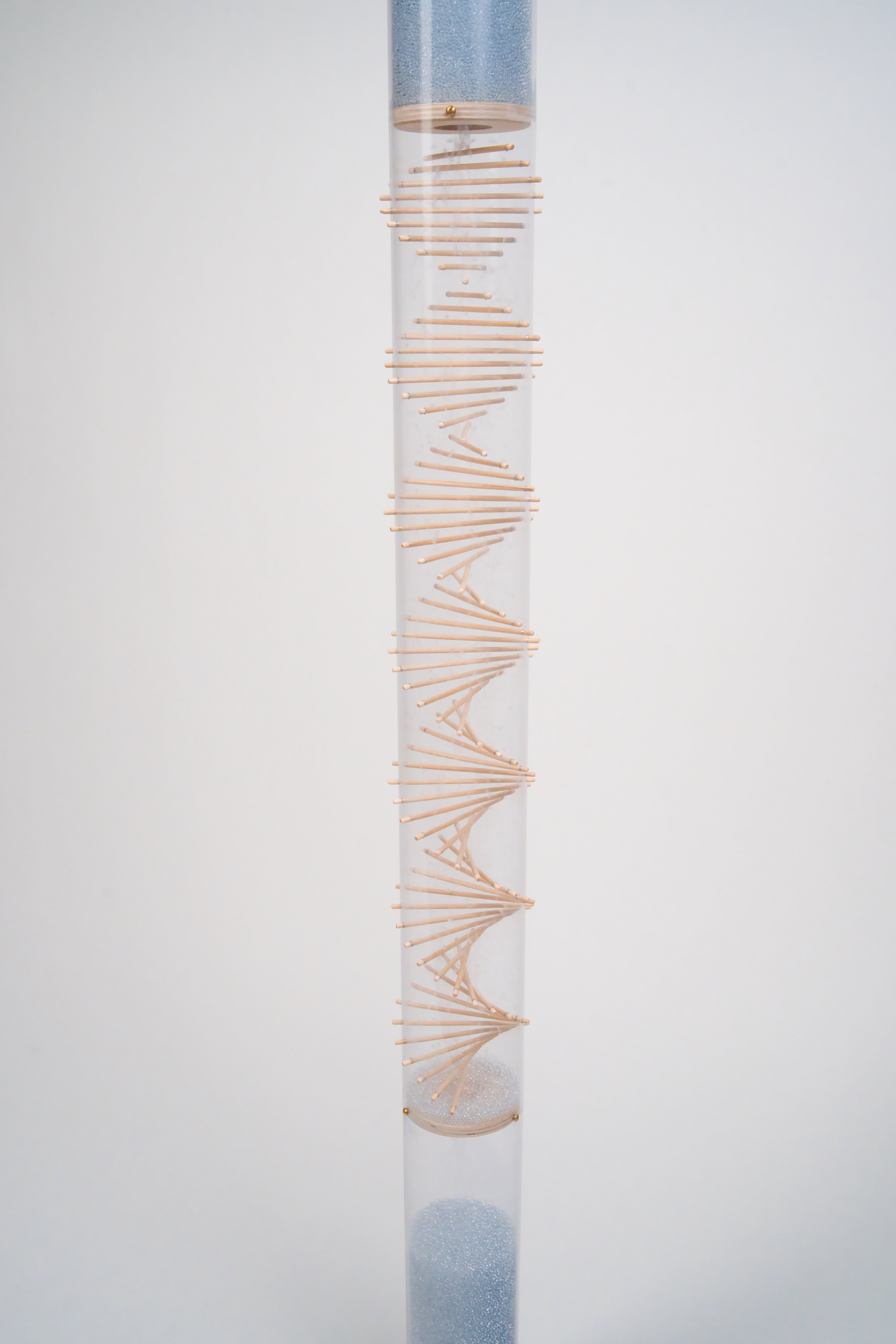 Large Spiral Sounds® Rainstick – Crystalline Glass Beads – Loud Rain Sound — image 4