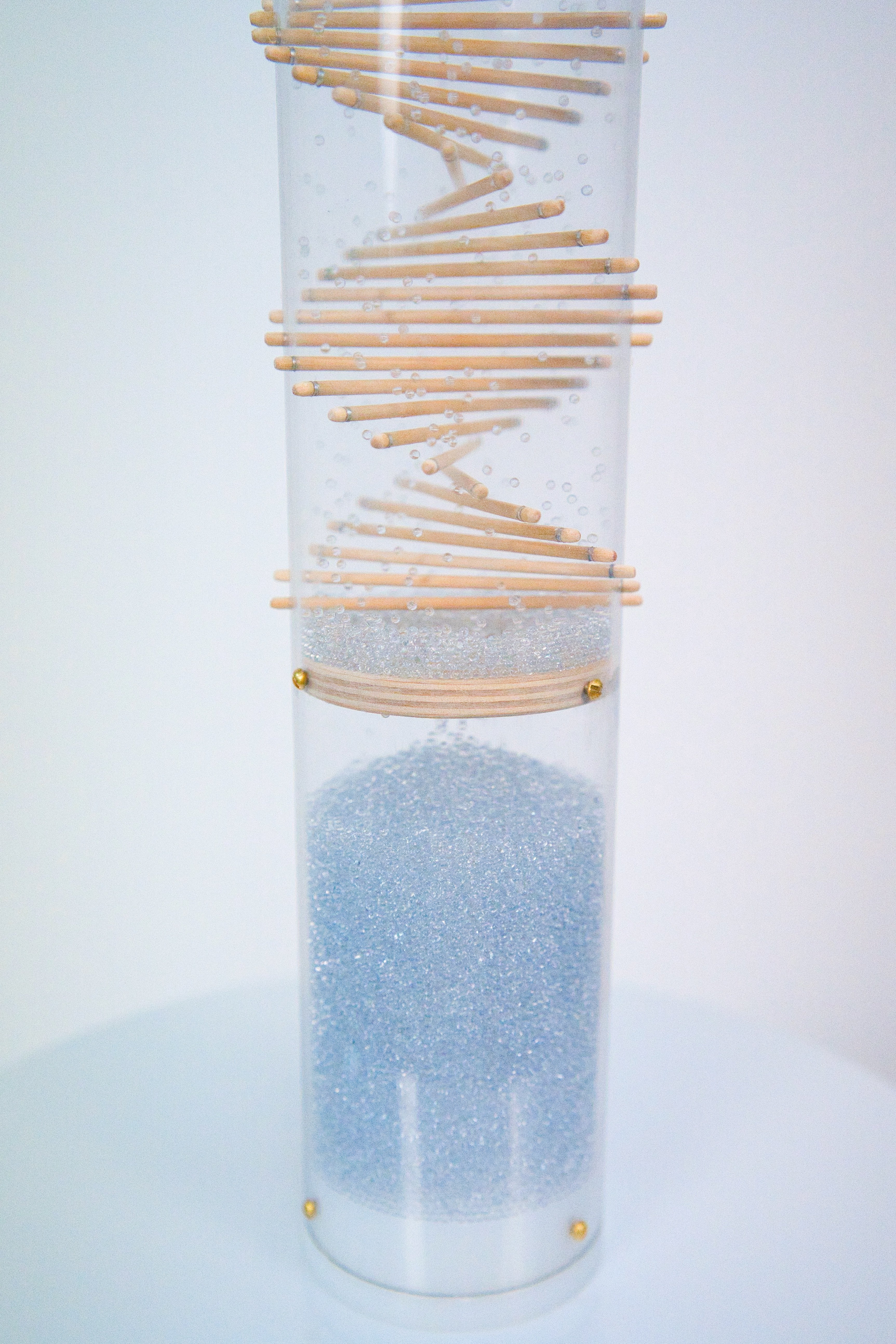 Midway Spiral Sounds® Rainstick – Crystalline Glass Beads – Loud Rain Sound — image 7