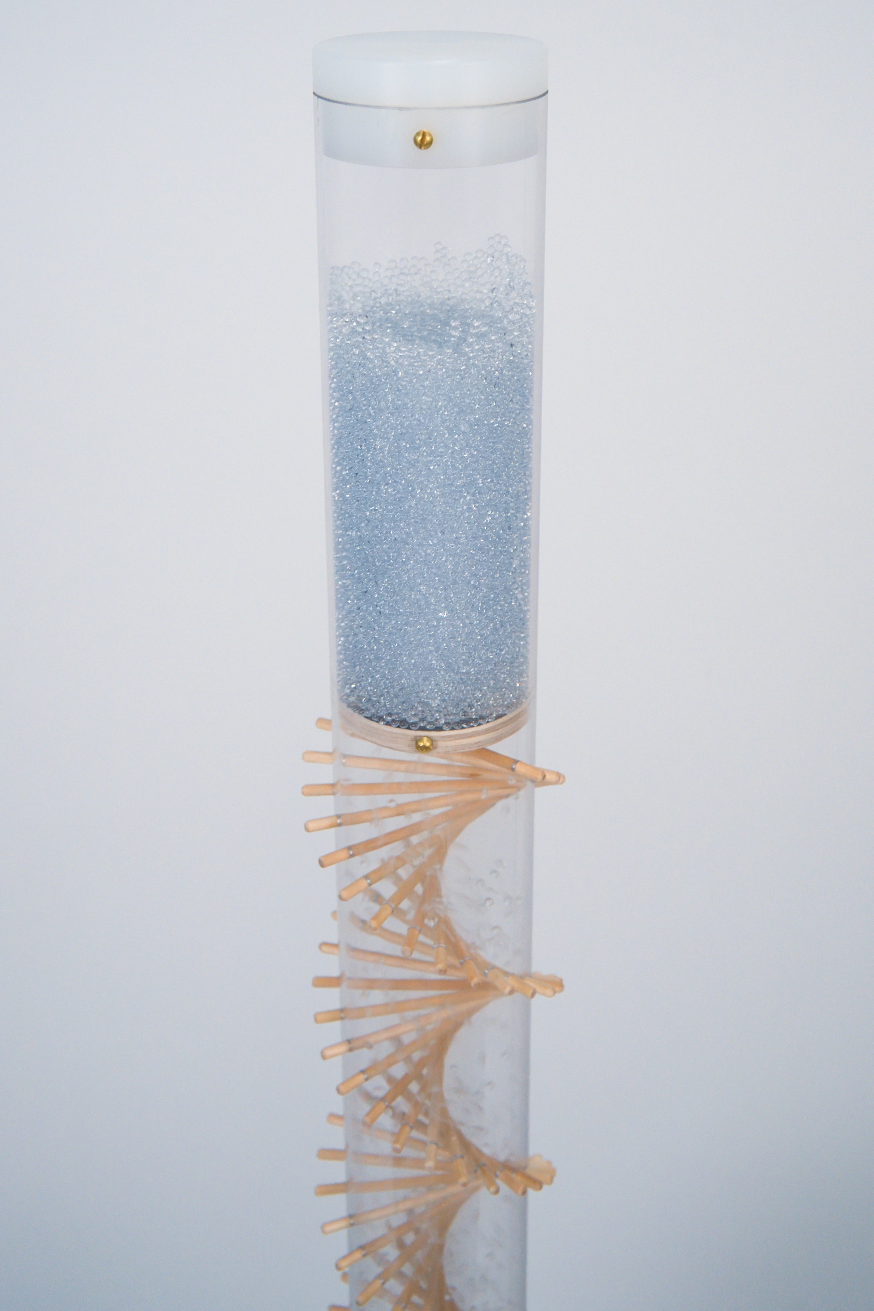 Small Spiral Sounds® Rainstick – Crystalline Glass Beads – Loud Rain Sound — image 4