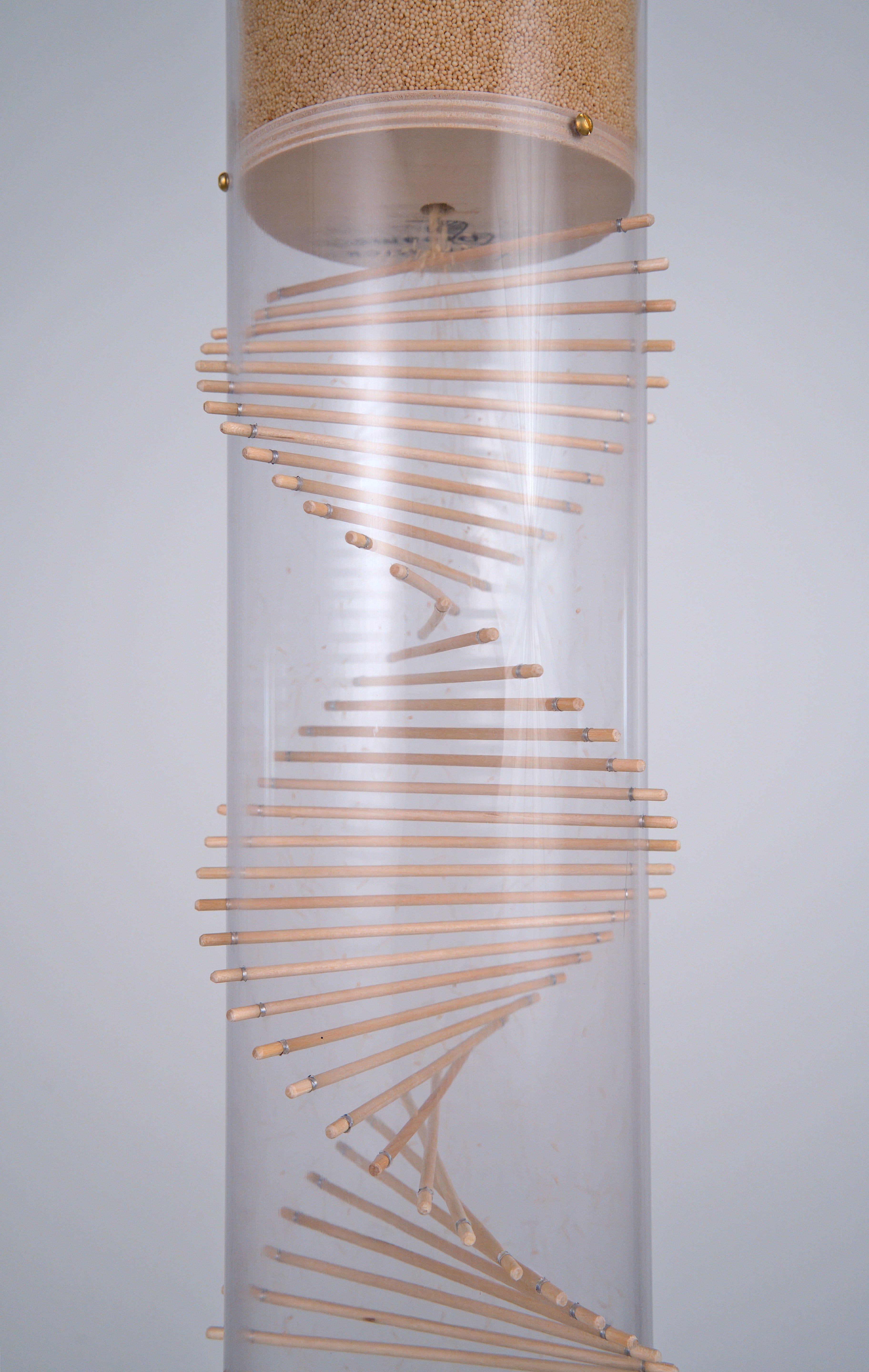 Extra Large Spiral Sounds® Rainstick – Amaranth – Gentle Sound — image 5