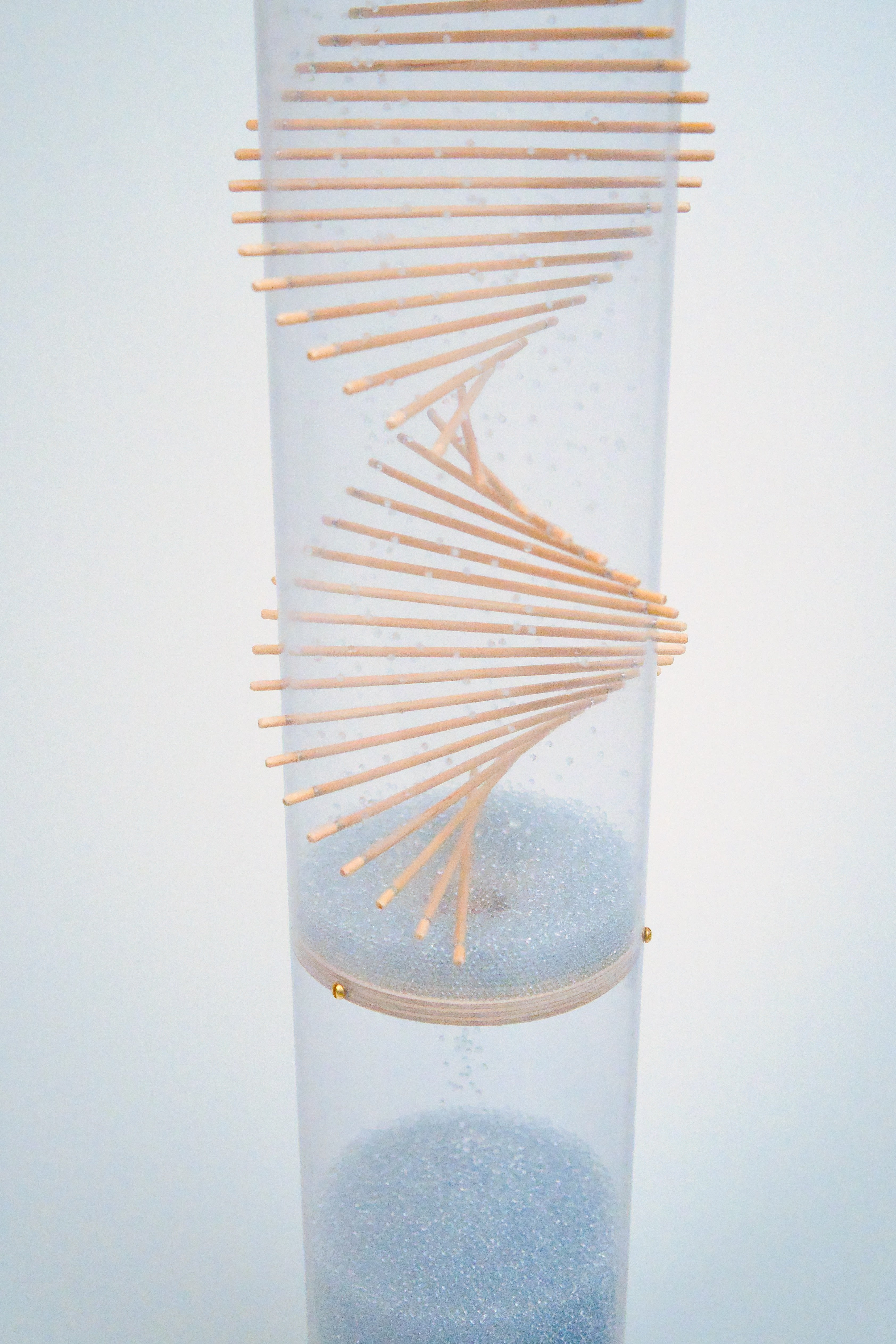 Extra Large Spiral Sounds® Rainstick – Crystalline Glass Beads – Loud Rain Sound — image 2