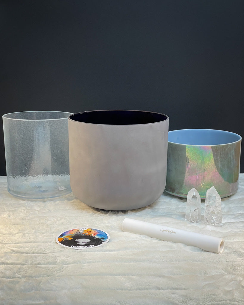 Pineal or Soul Star, Chakra A# Crystal Singing Bowls