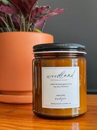 Woodland candle